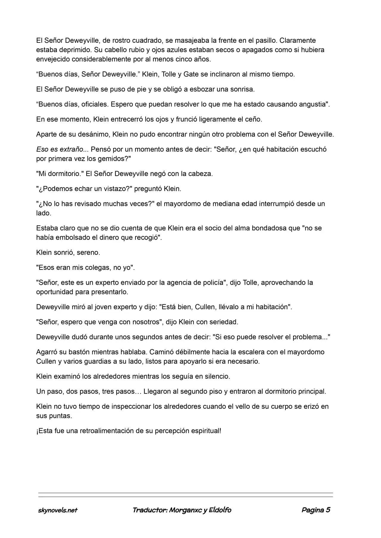 Lord Of The Mysteries (Novela) - Capítulo 89 - Página 5 - LectorTMOo
