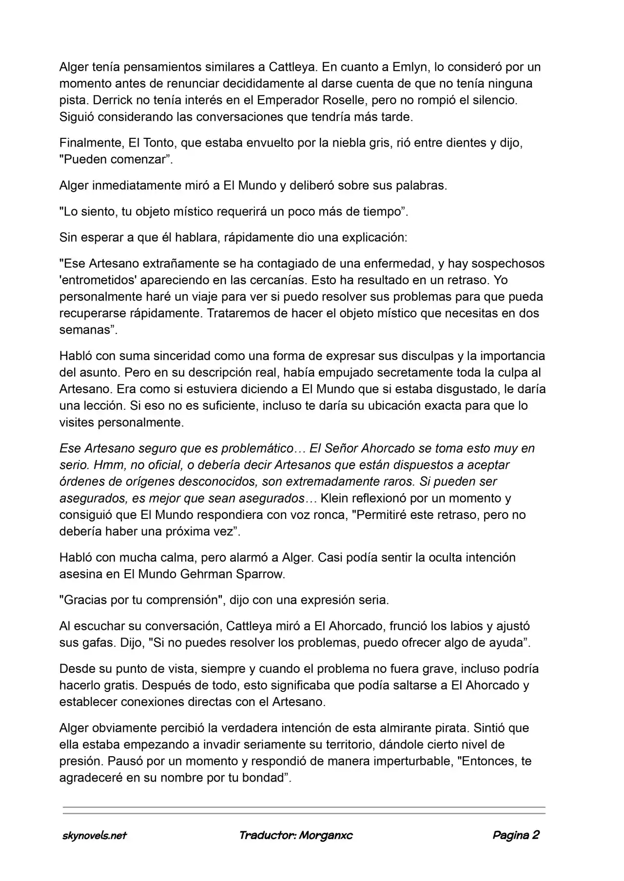 Lord Of The Mysteries (Novela) - Capítulo 892 - Página 2 - LectorTMOo