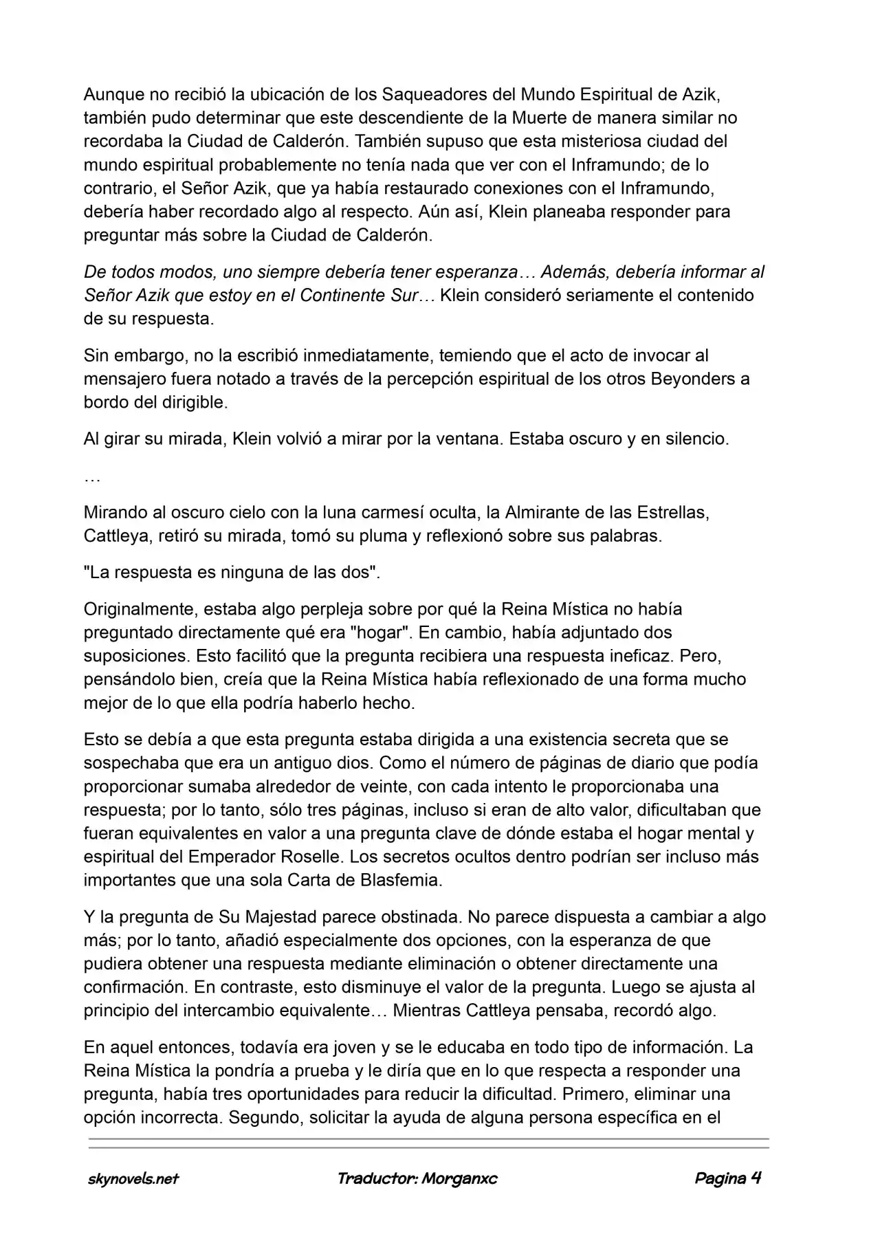 Lord Of The Mysteries (Novela) - Capítulo 895 - Página 4 - LectorTMOo