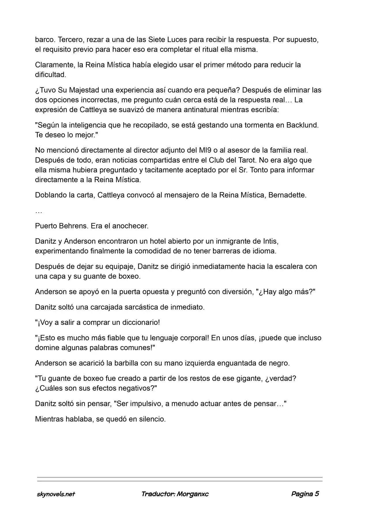 Lord Of The Mysteries (Novela) - Capítulo 895 - Página 5 - LectorTMOo