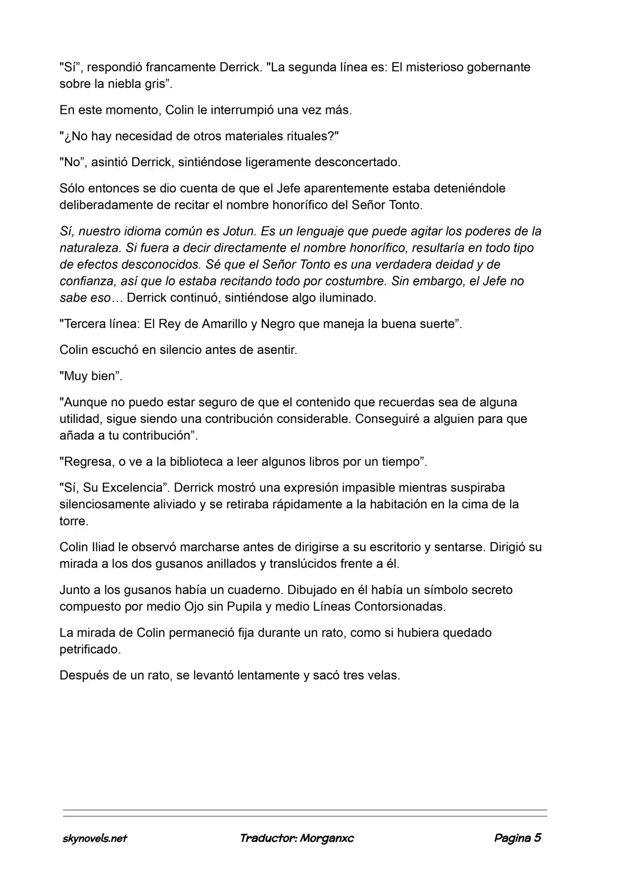 Lord Of The Mysteries (Novela) - Capítulo 897 - Página 5 - LectorTMOo