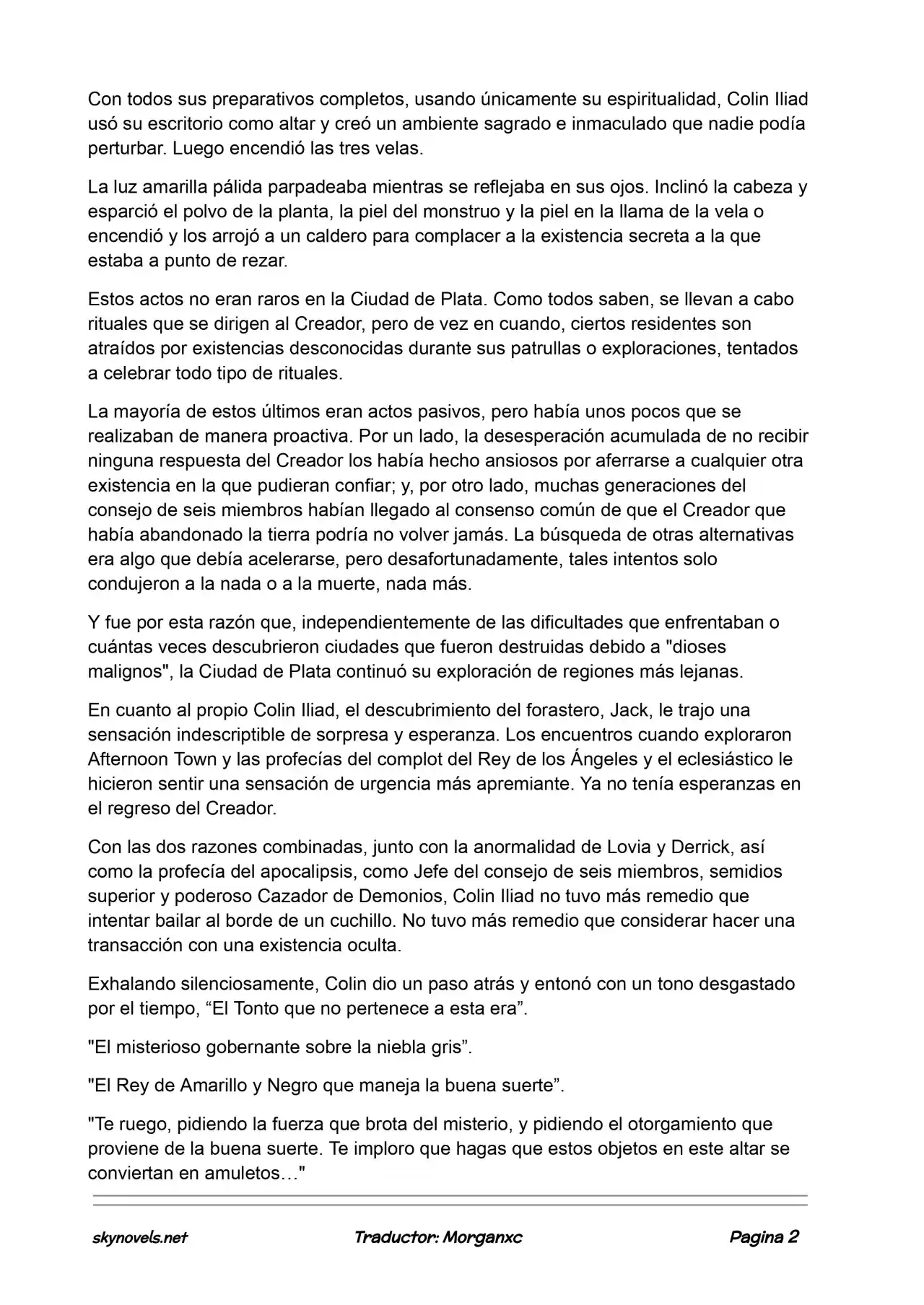 Lord Of The Mysteries (Novela) - Capítulo 898 - Página 2 - LectorTMOo