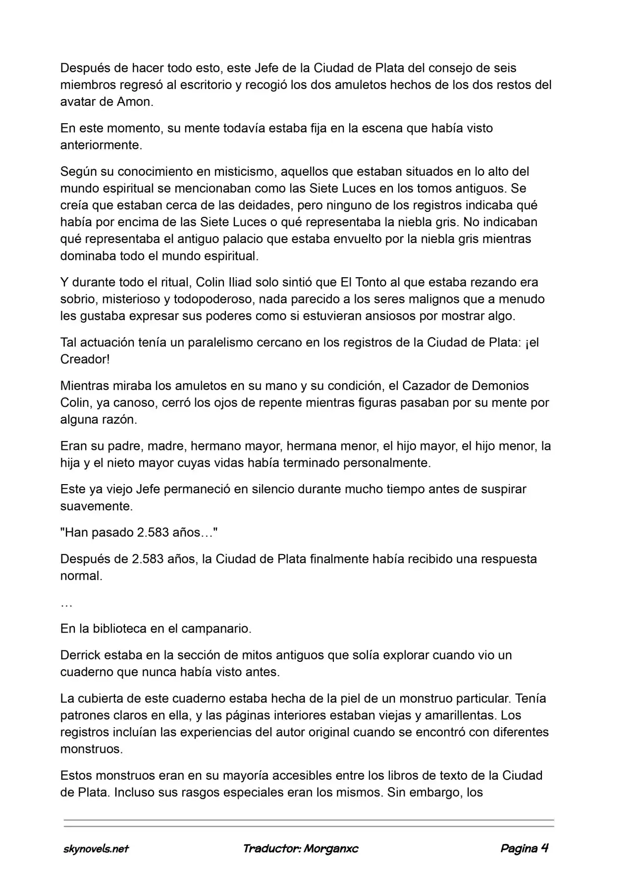 Lord Of The Mysteries (Novela) - Capítulo 898 - Página 4 - LectorTMOo
