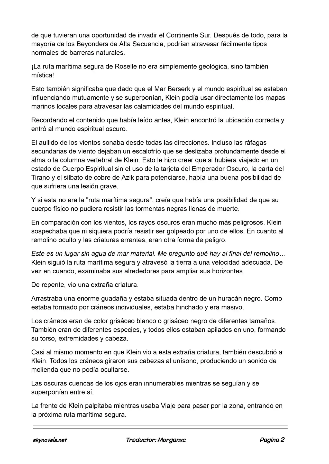 Lord Of The Mysteries (Novela) - Capítulo 899 - Página 2 - LectorTMOo