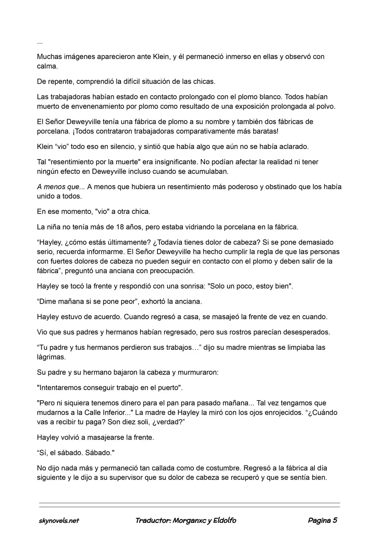 Lord Of The Mysteries (Novela) - Capítulo 90 - Página 5 - LectorTMOo