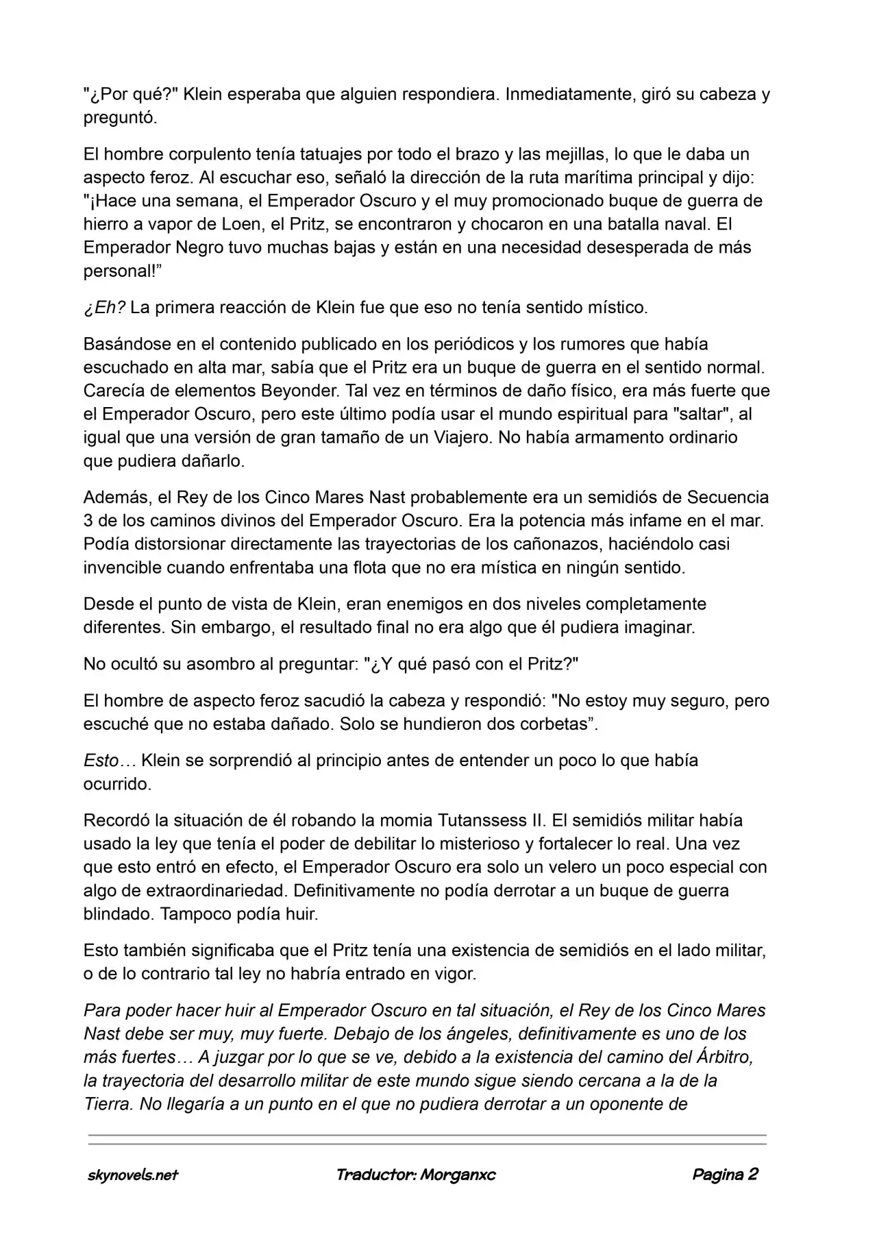 Lord Of The Mysteries (Novela) - Capítulo 900 - Página 2 - LectorTMOo