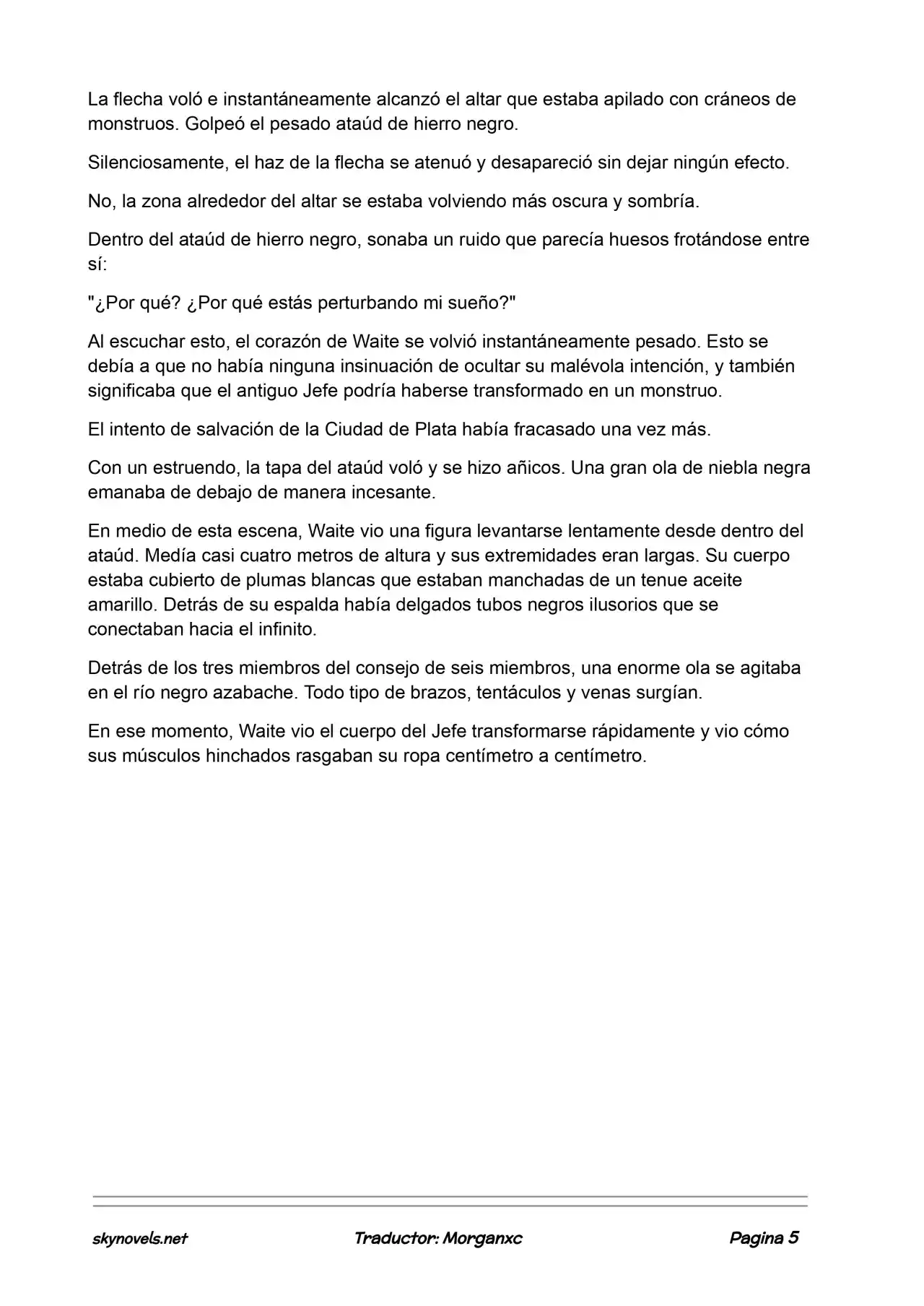 Lord Of The Mysteries (Novela) - Capítulo 901 - Página 5 - LectorTMOo