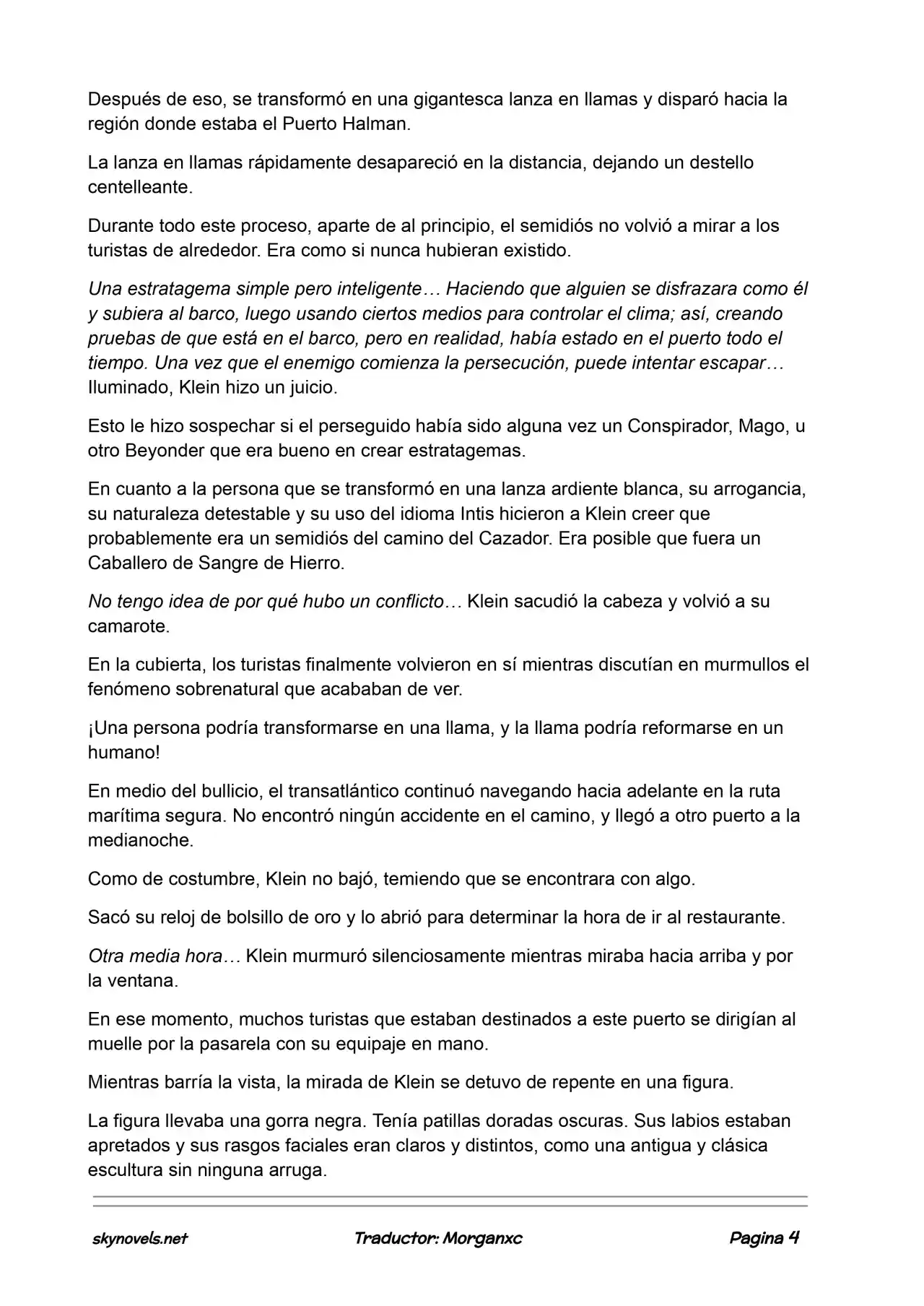 Lord Of The Mysteries (Novela) - Capítulo 905 - Página 4 - LectorTMOo