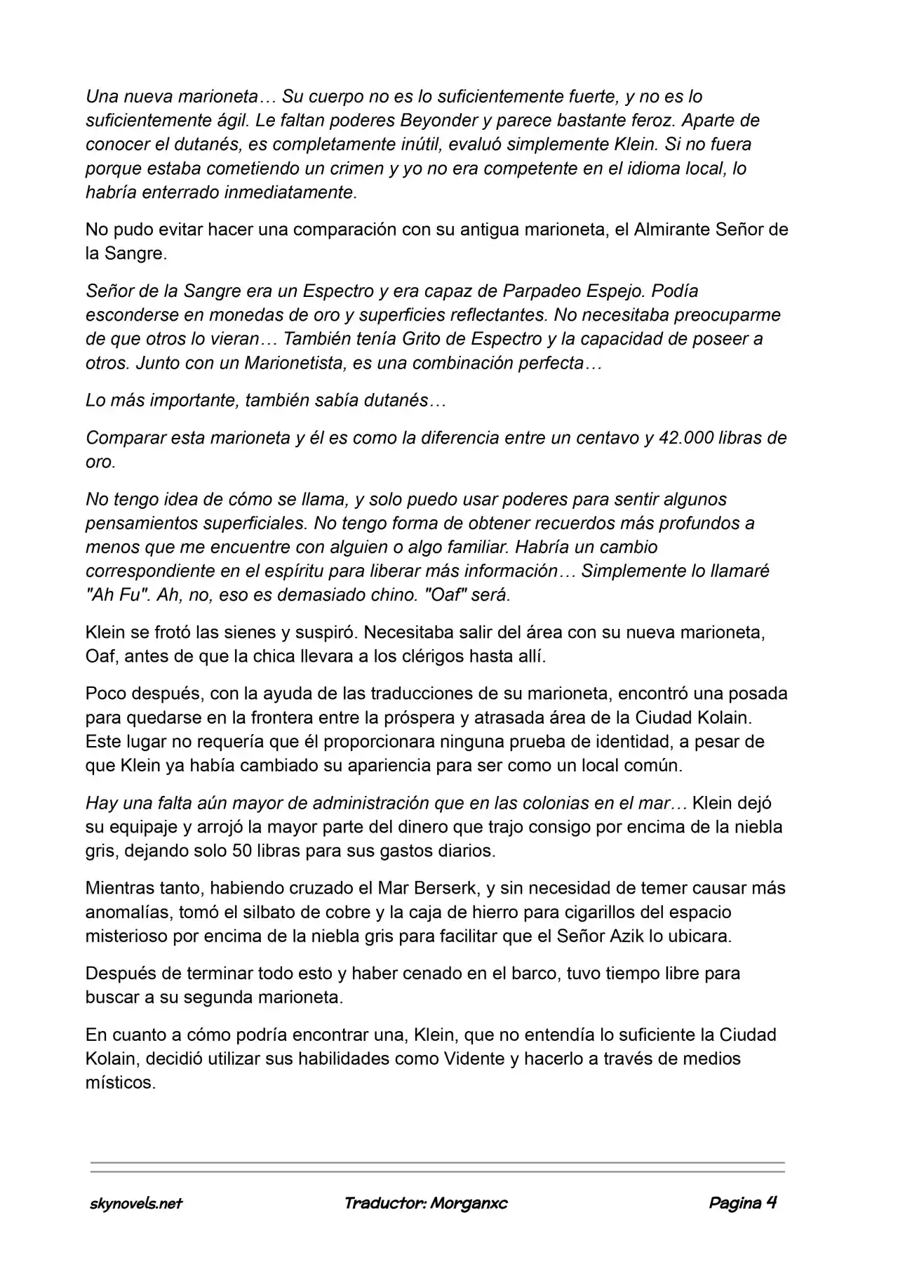 Lord Of The Mysteries (Novela) - Capítulo 907 - Página 4 - LectorTMOo
