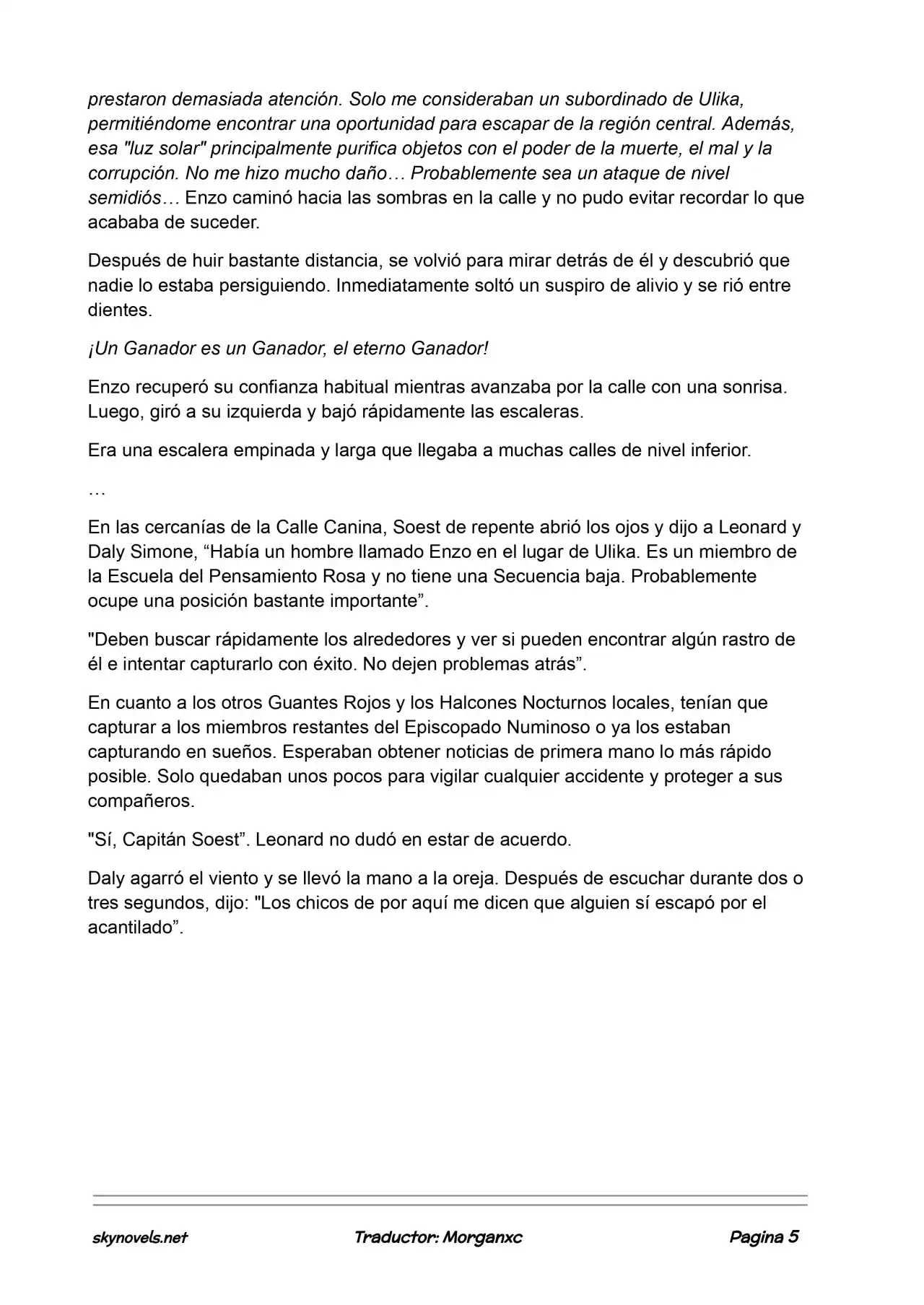 Lord Of The Mysteries (Novela) - Capítulo 908 - Página 5 - LectorTMOo