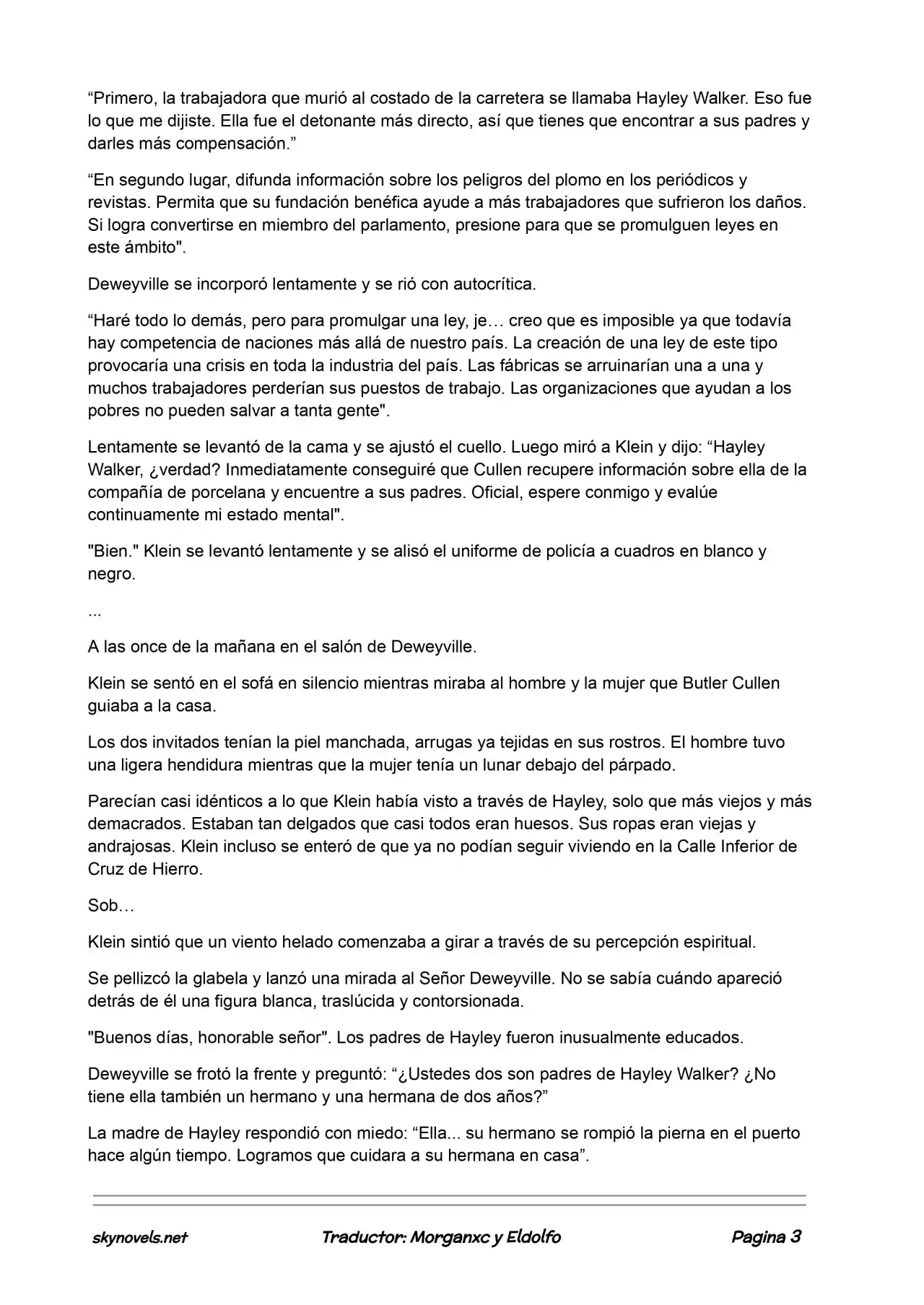 Lord Of The Mysteries (Novela) - Capítulo 91 - Página 3 - LectorTMOo