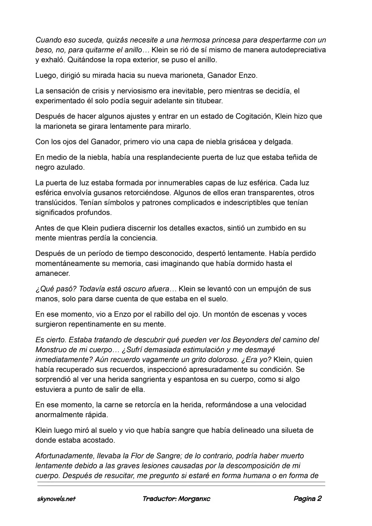 Lord Of The Mysteries (Novela) - Capítulo 911 - Página 2 - LectorTMOo