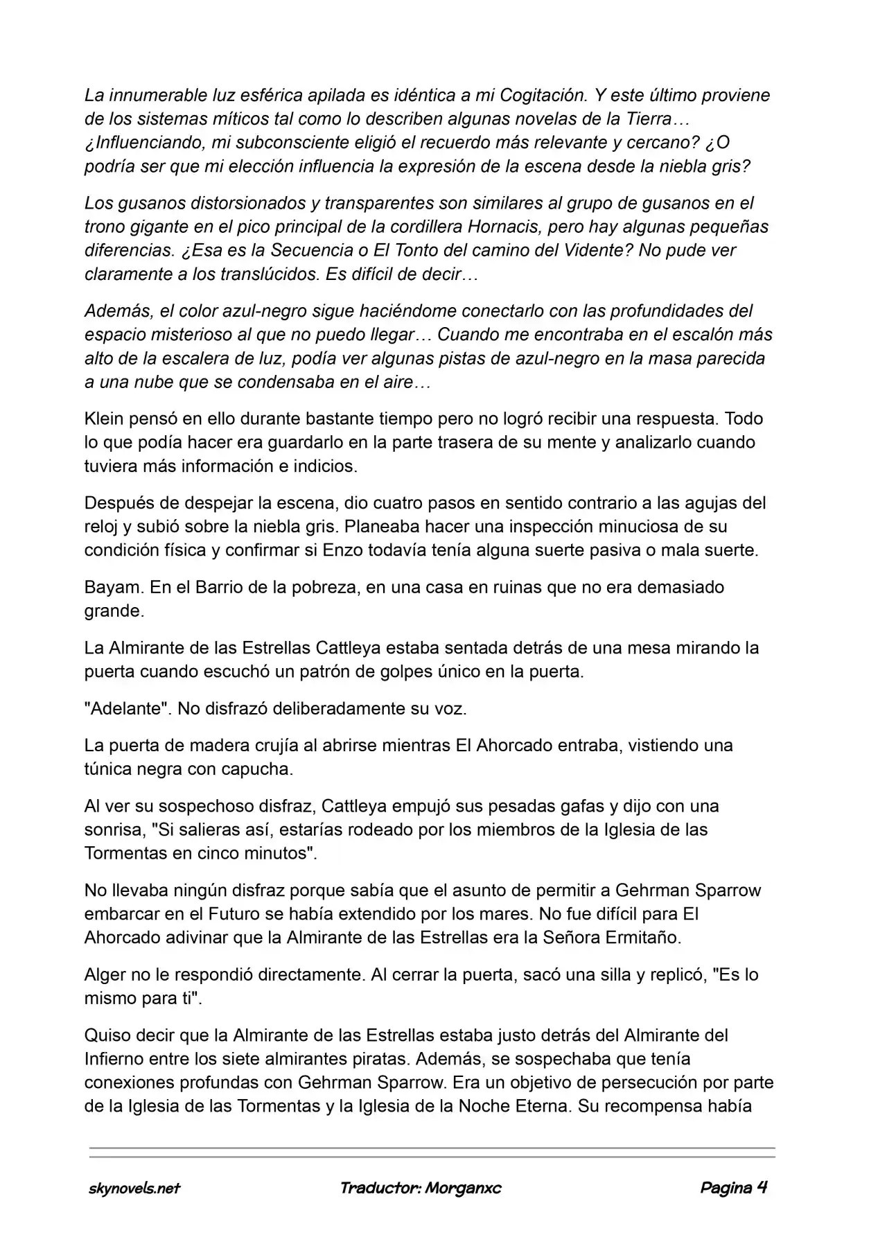 Lord Of The Mysteries (Novela) - Capítulo 911 - Página 4 - LectorTMOo