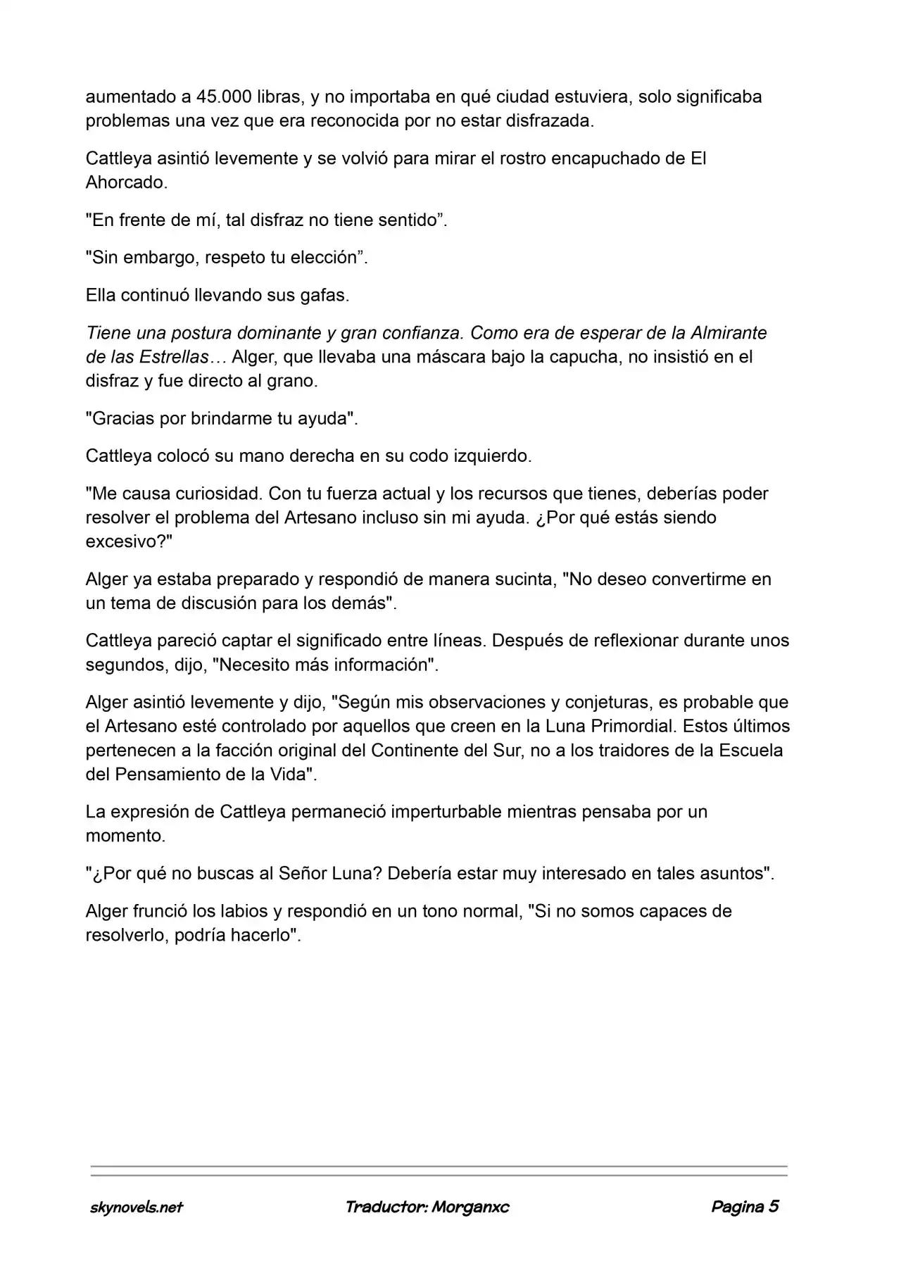 Lord Of The Mysteries (Novela) - Capítulo 911 - Página 5 - LectorTMOo