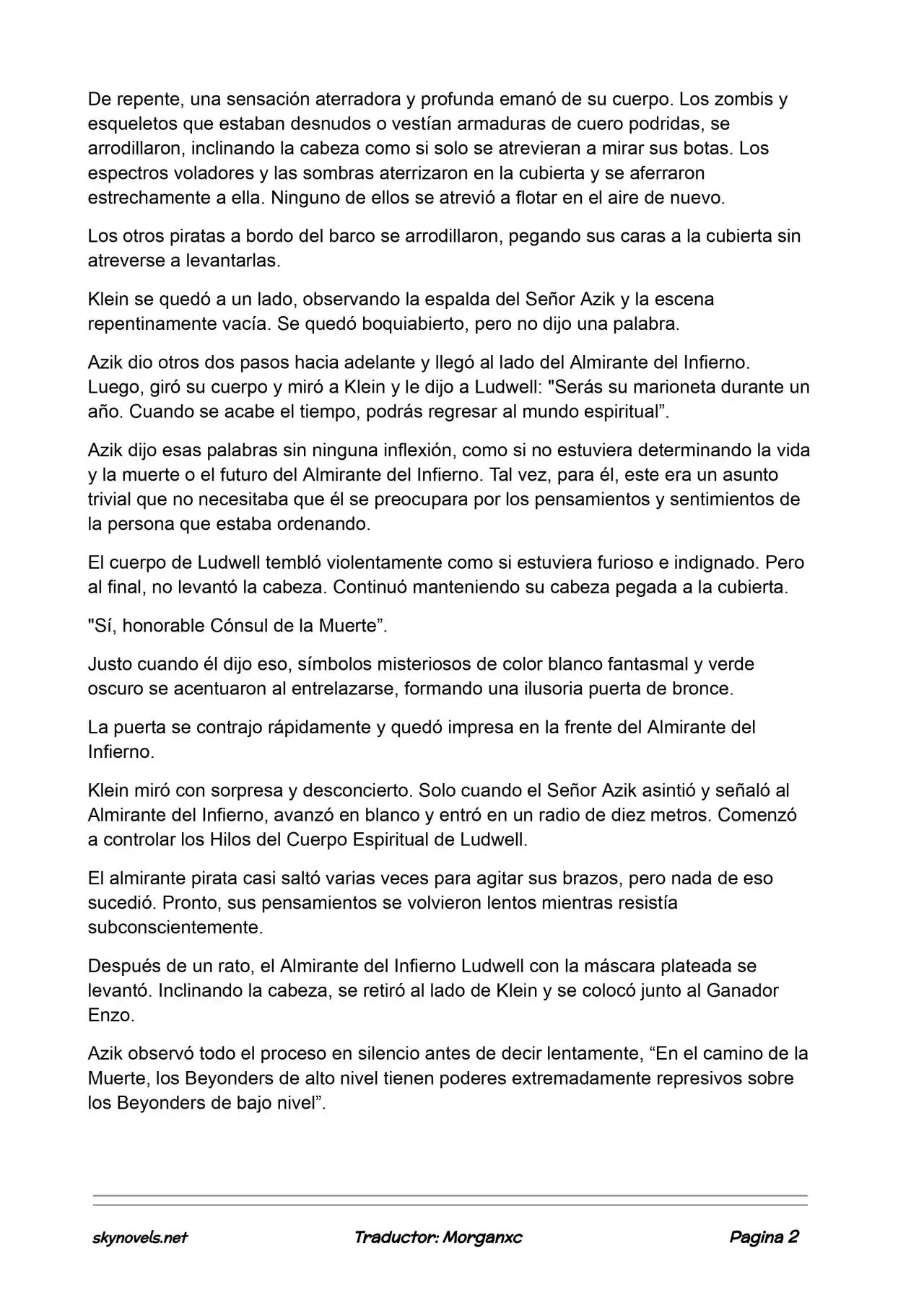 Lord Of The Mysteries (Novela) - Capítulo 914 - Página 2 - LectorTMOo