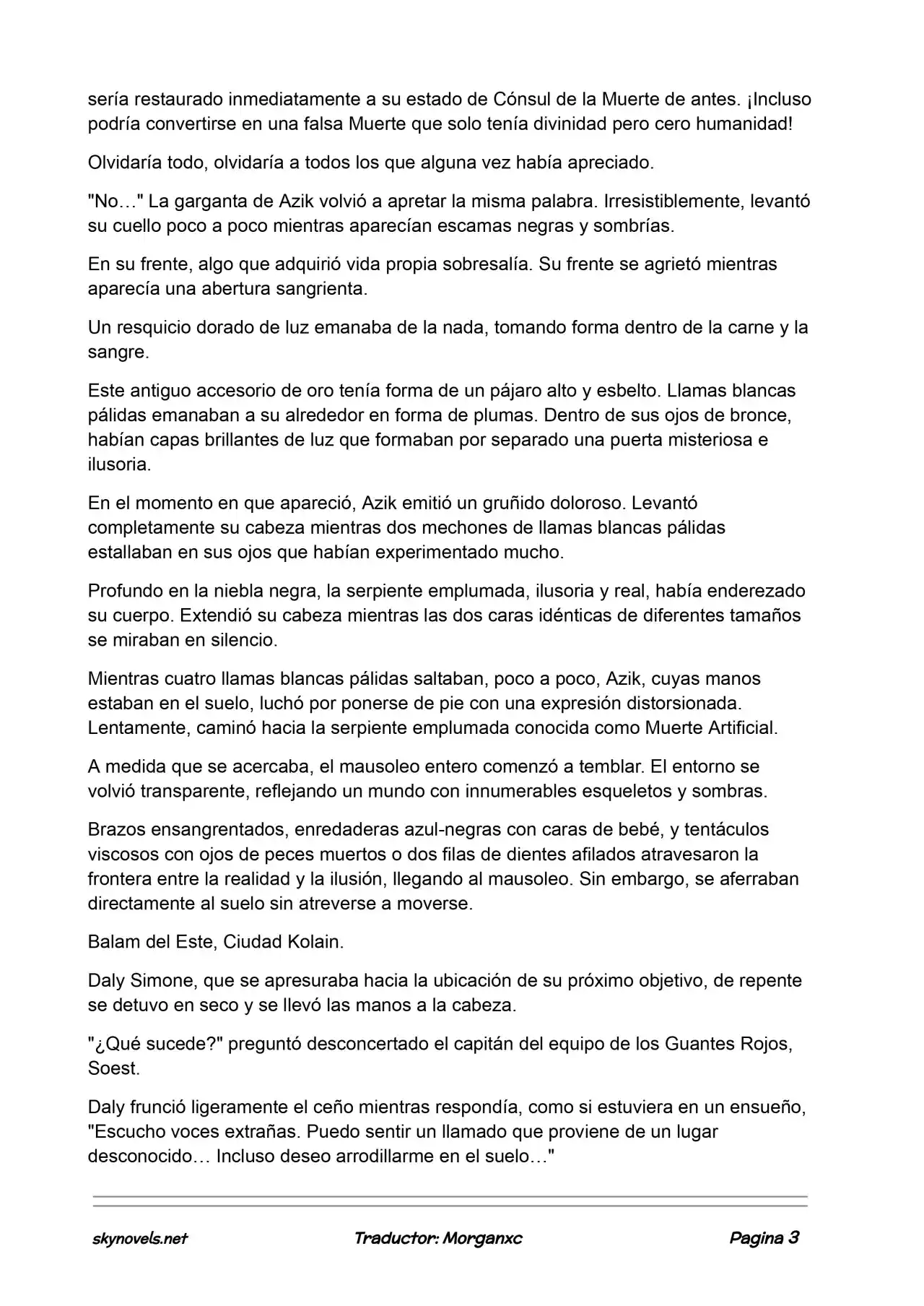 Lord Of The Mysteries (Novela) - Capítulo 916 - Página 3 - LectorTMOo