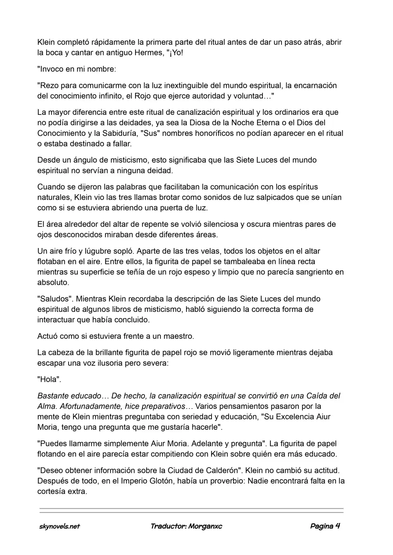 Lord Of The Mysteries (Novela) - Capítulo 921 - Página 4 - LectorTMOo