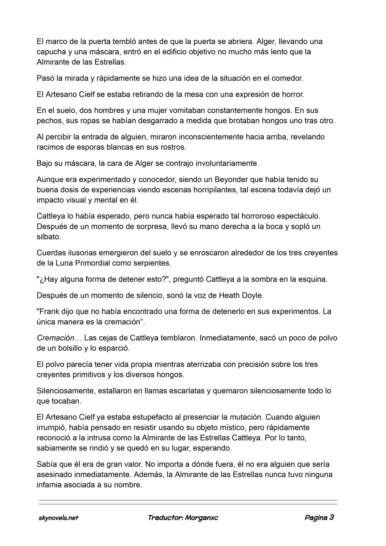 Lord Of The Mysteries (Novela) - Capítulo 922 - Página 3 - LectorTMOo