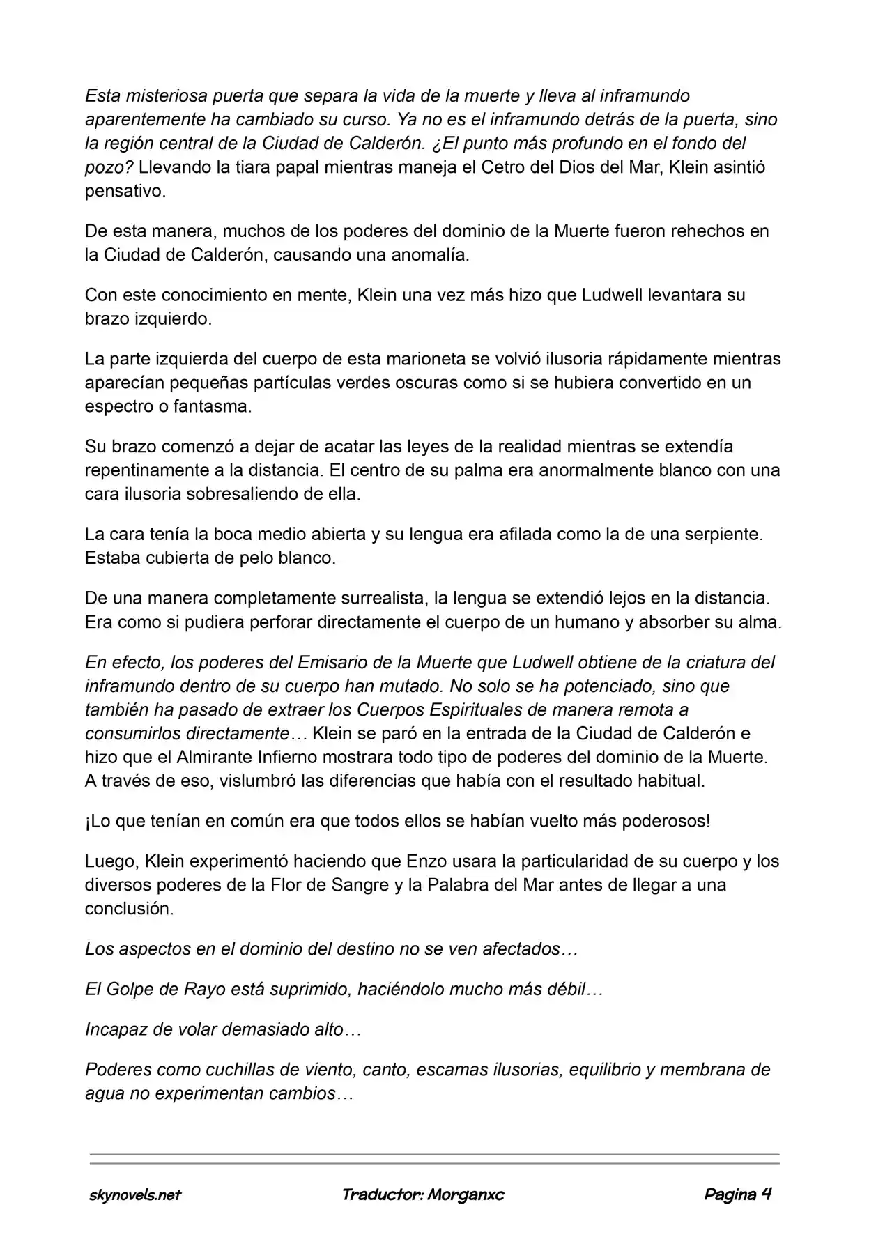 Lord Of The Mysteries (Novela) - Capítulo 926 - Página 4 - LectorTMOo