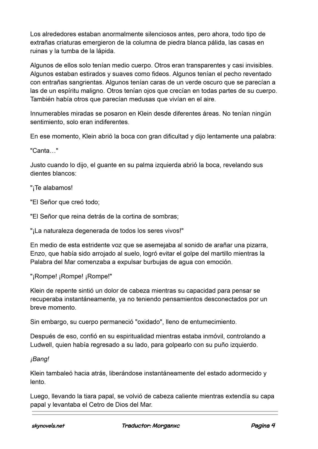 Lord Of The Mysteries (Novela) - Capítulo 927 - Página 4 - LectorTMOo