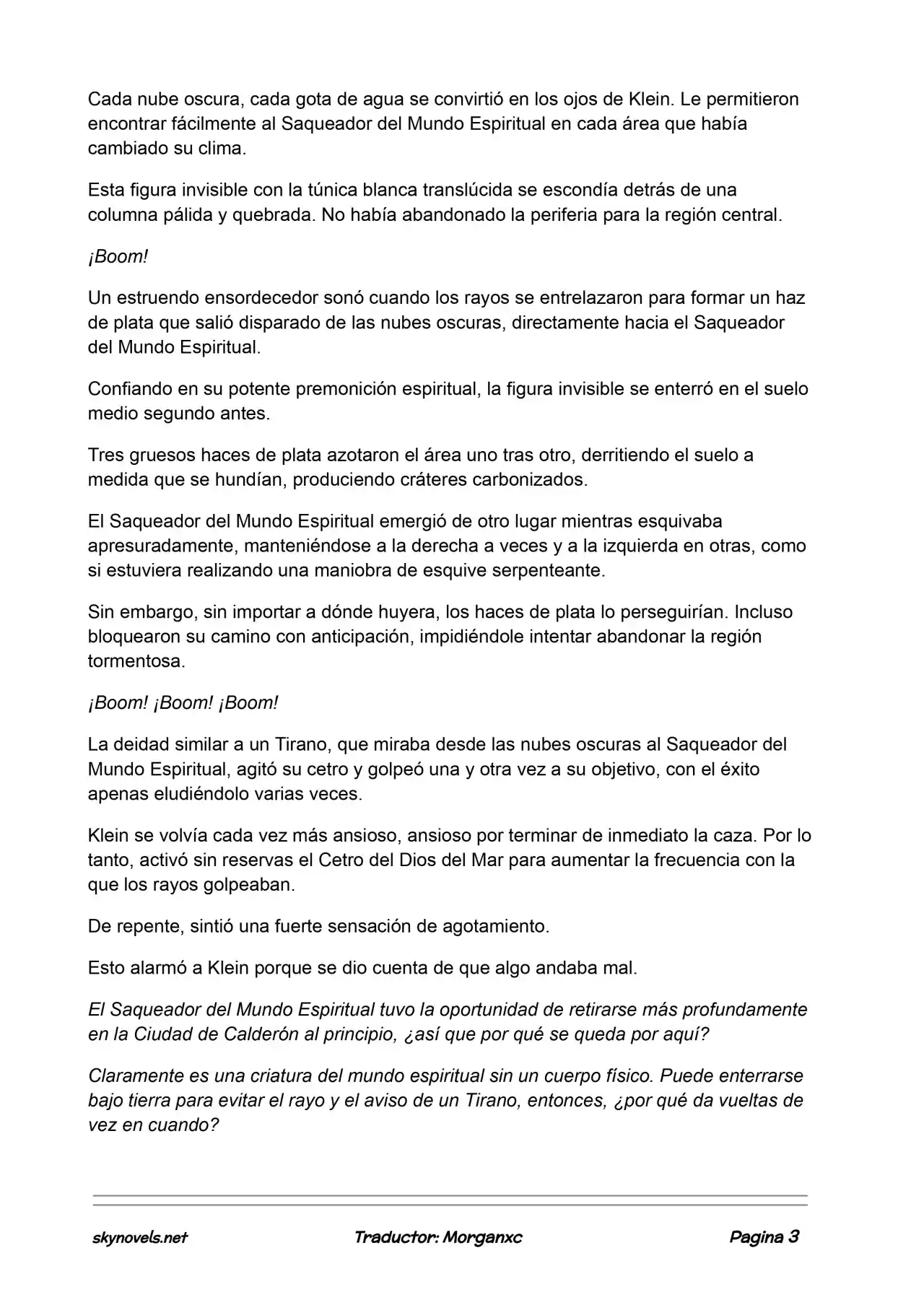 Lord Of The Mysteries (Novela) - Capítulo 928 - Página 3 - LectorTMOo