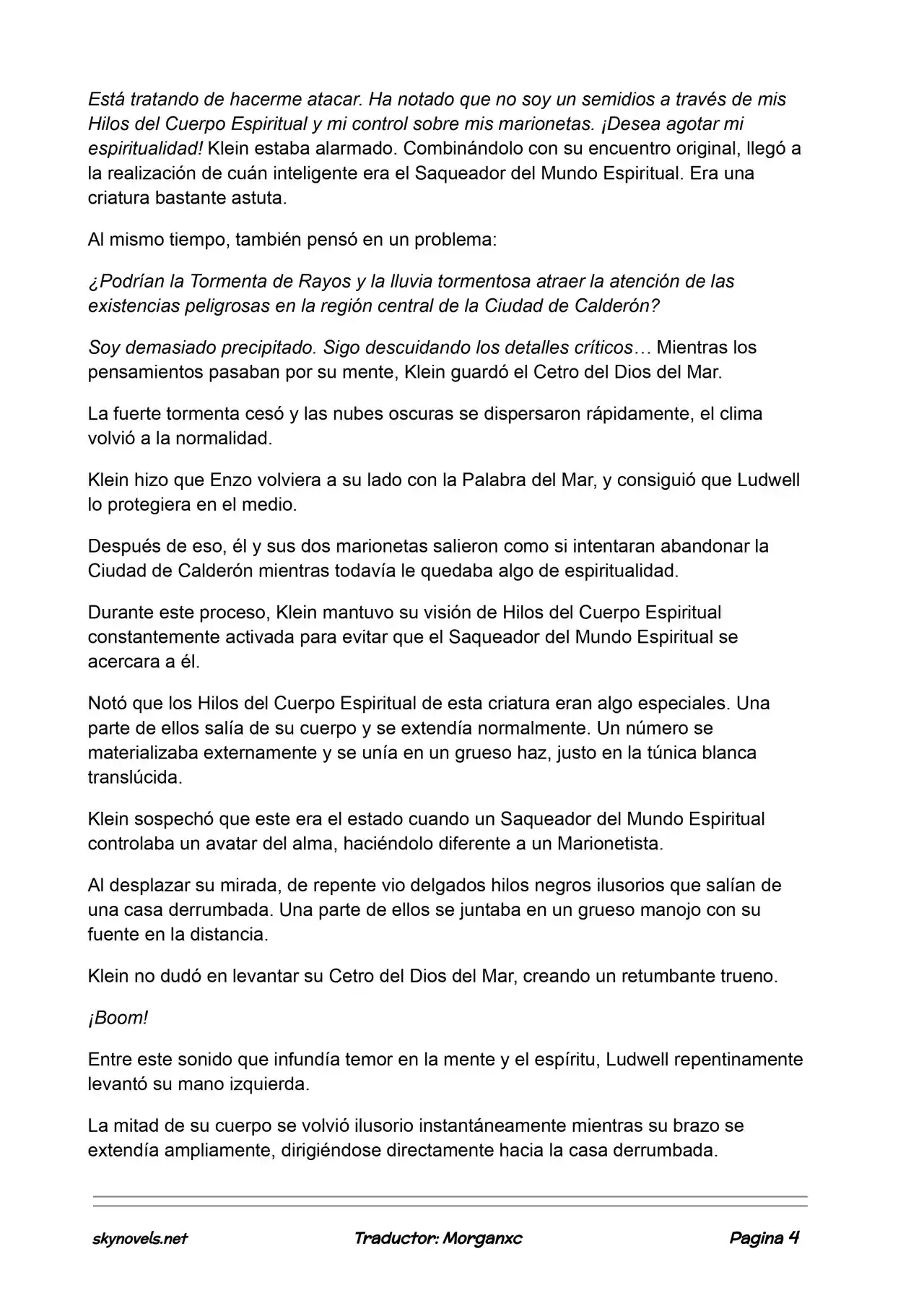 Lord Of The Mysteries (Novela) - Capítulo 928 - Página 4 - LectorTMOo