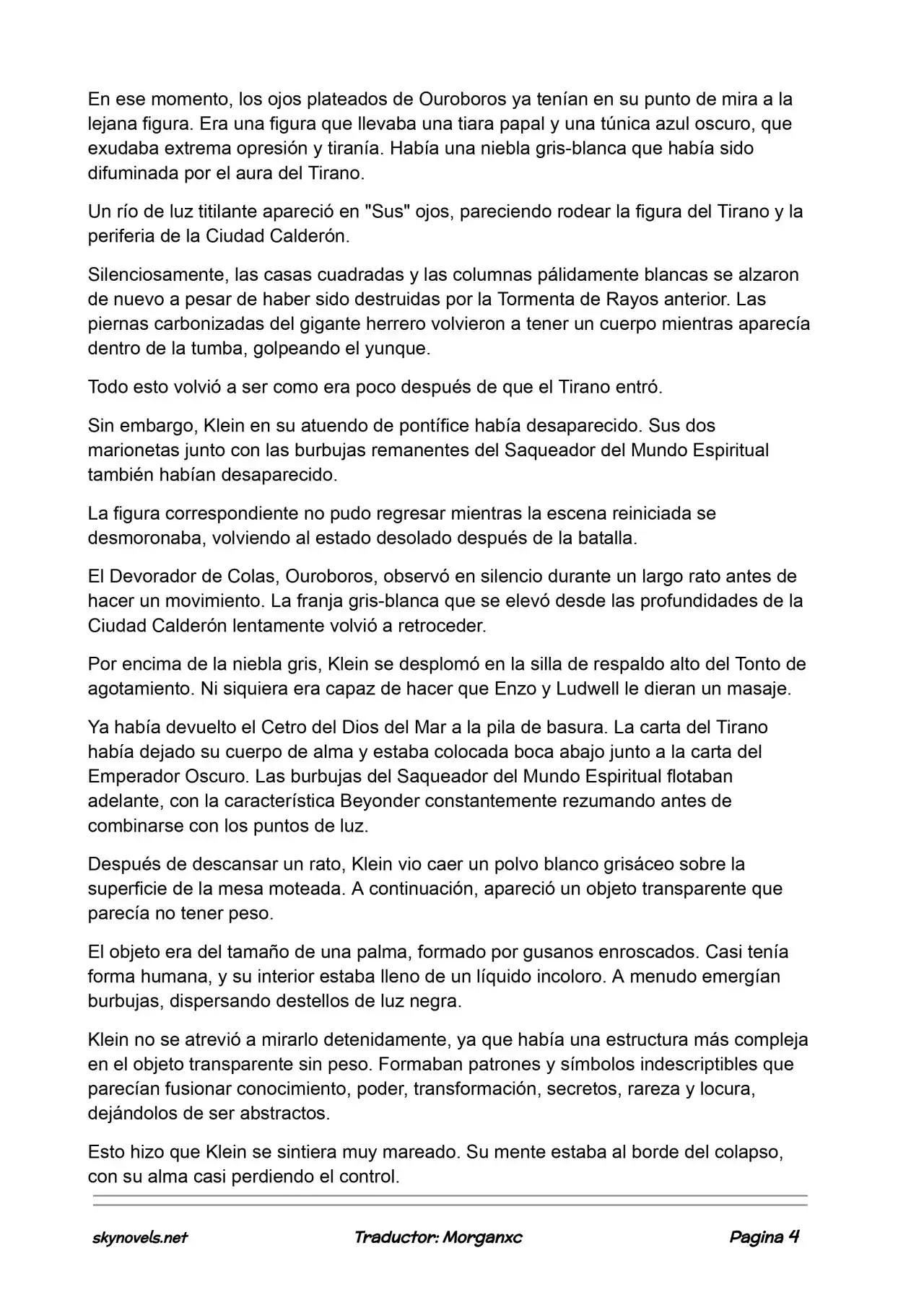 Lord Of The Mysteries (Novela) - Capítulo 929 - Página 4 - LectorTMOo