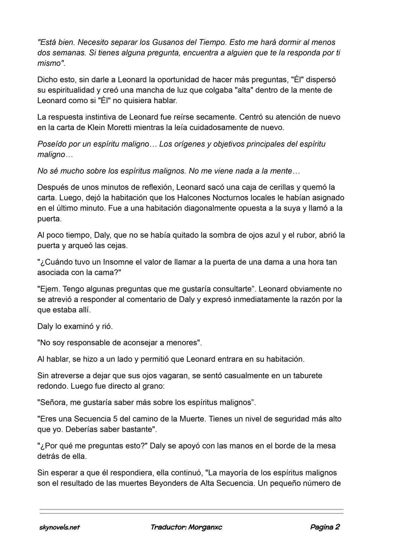 Lord Of The Mysteries (Novela) - Capítulo 933 - Página 2 - LectorTMOo
