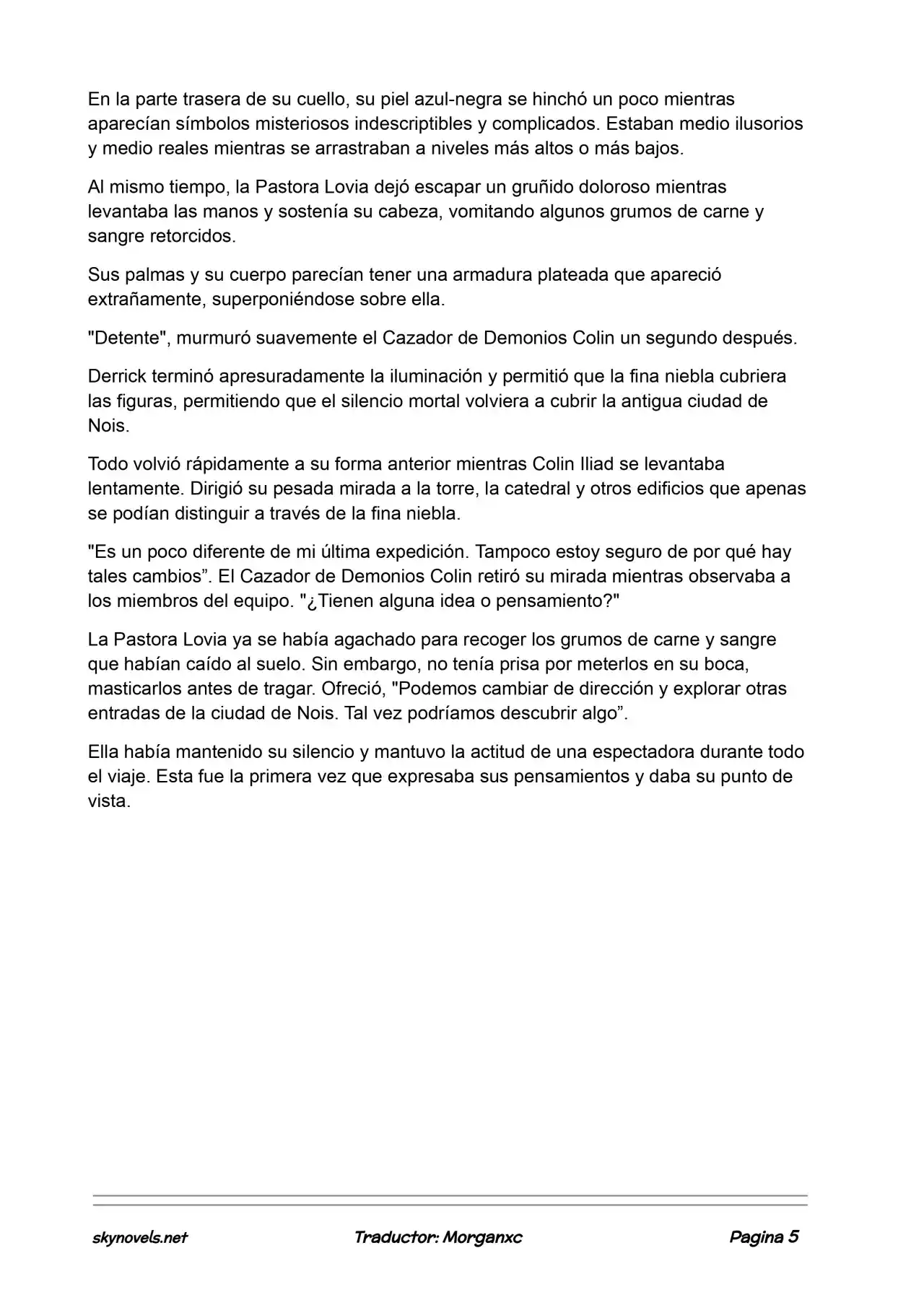 Lord Of The Mysteries (Novela) - Capítulo 938 - Página 5 - LectorTMOo