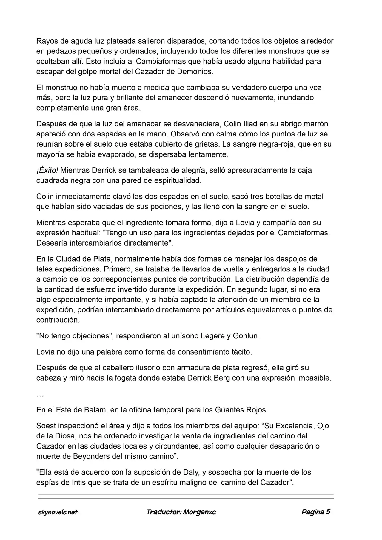 Lord Of The Mysteries (Novela) - Capítulo 939 - Página 5 - LectorTMOo
