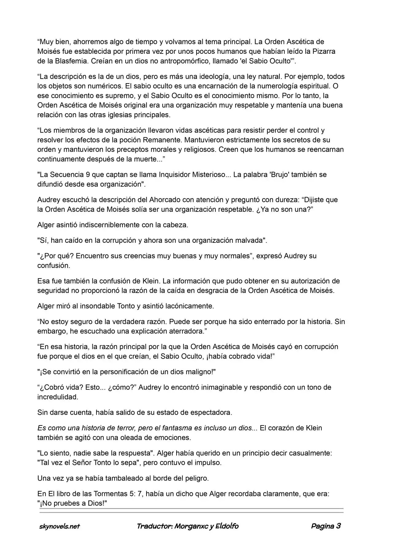 Lord Of The Mysteries (Novela) - Capítulo 94 - Página 3 - LectorTMOo