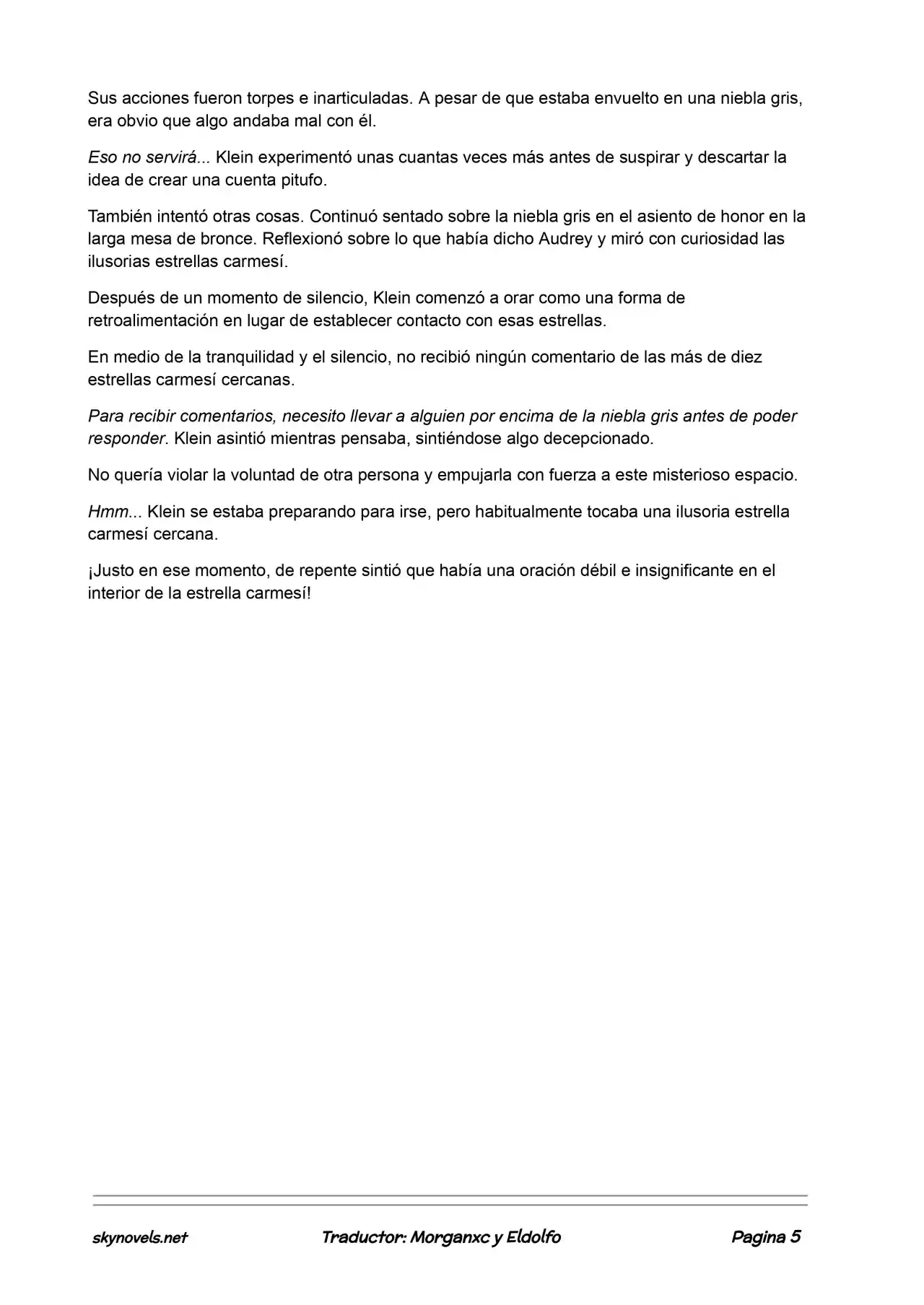 Lord Of The Mysteries (Novela) - Capítulo 94 - Página 5 - LectorTMOo