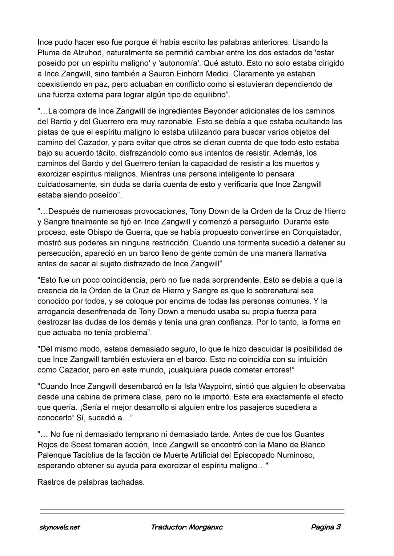 Lord Of The Mysteries (Novela) - Capítulo 940 - Página 3 - LectorTMOo