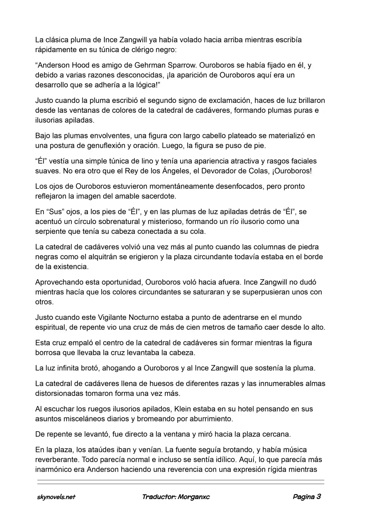 Lord Of The Mysteries (Novela) - Capítulo 941 - Página 3 - LectorTMOo