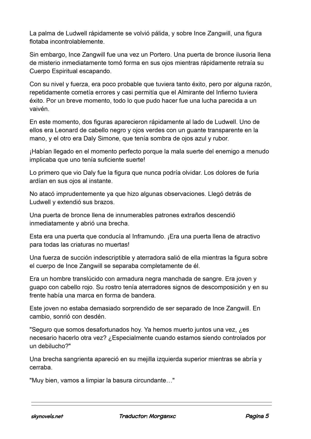 Lord Of The Mysteries (Novela) - Capítulo 942 - Página 5 - LectorTMOo