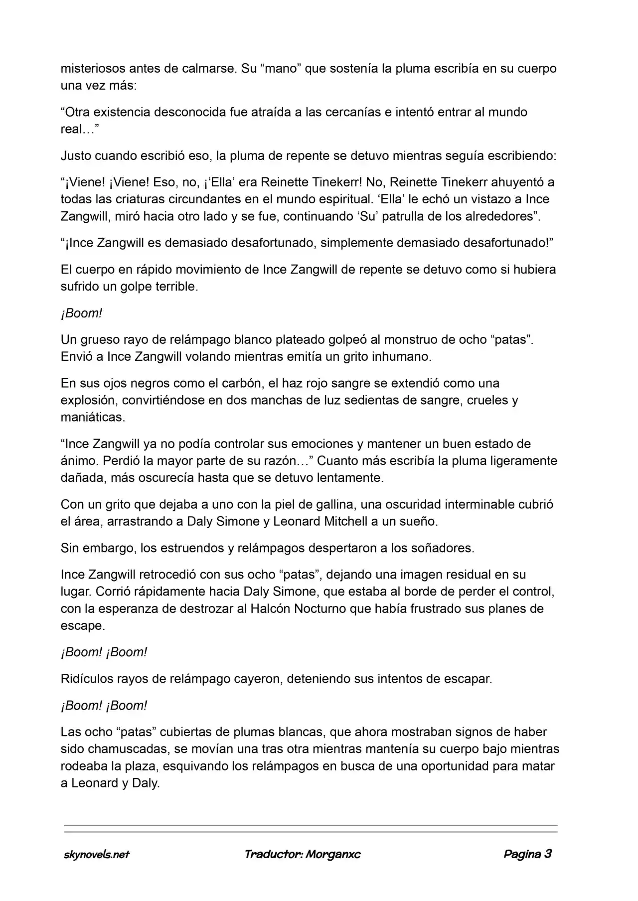 Lord Of The Mysteries (Novela) - Capítulo 944 - Página 3 - LectorTMOo
