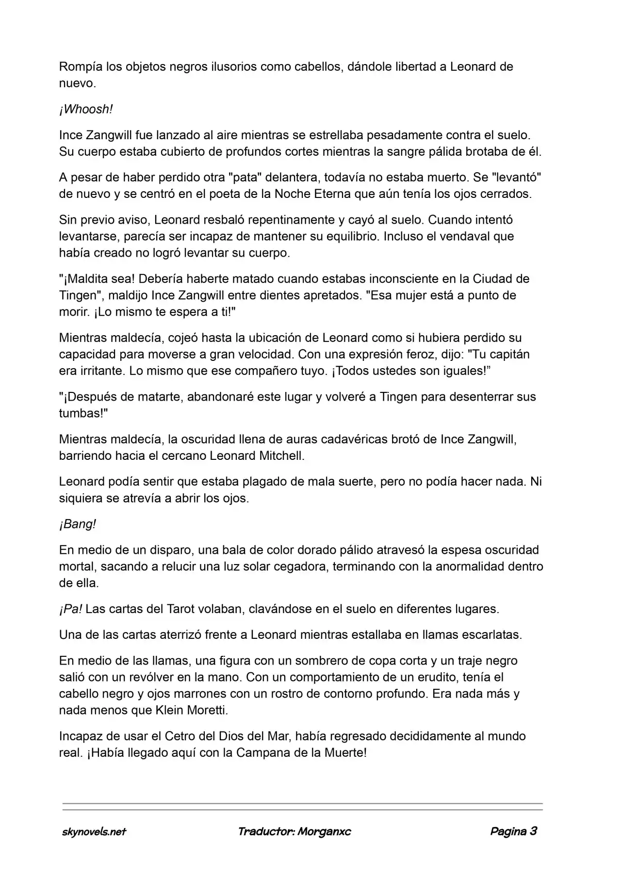Lord Of The Mysteries (Novela) - Capítulo 945 - Página 3 - LectorTMOo
