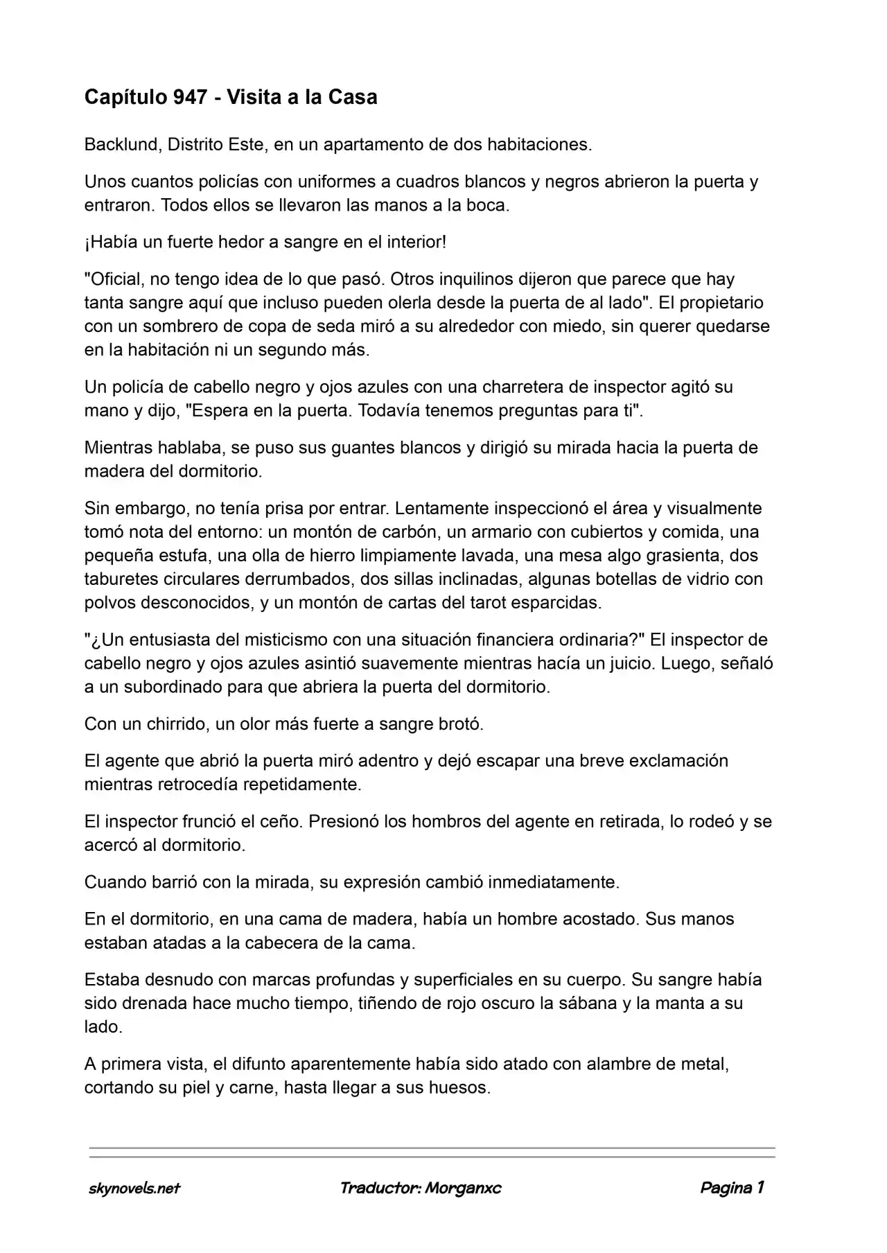 Lord Of The Mysteries (Novela) - Capítulo 947 - Página 1 - LectorTMOo