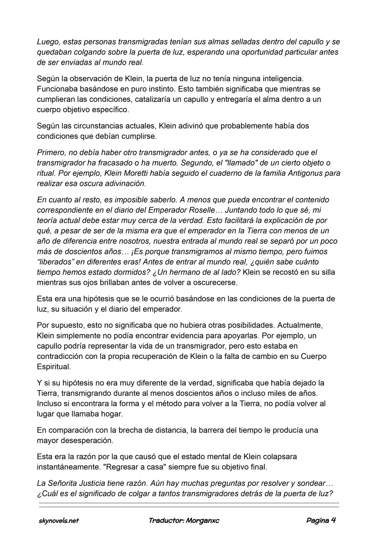 Lord Of The Mysteries (Novela) - Capítulo 948 - Página 4 - LectorTMOo