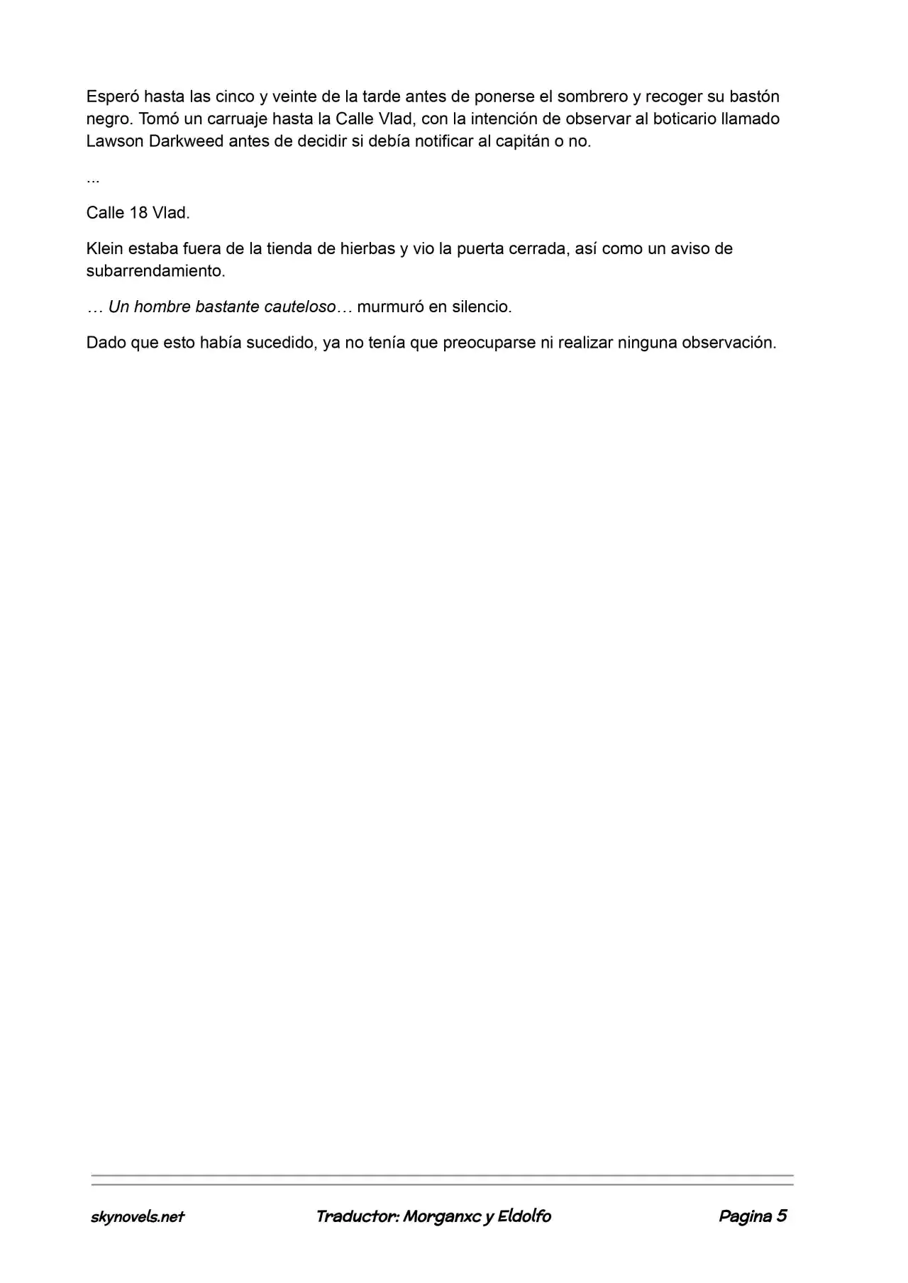 Lord Of The Mysteries (Novela) - Capítulo 95 - Página 5 - LectorTMOo