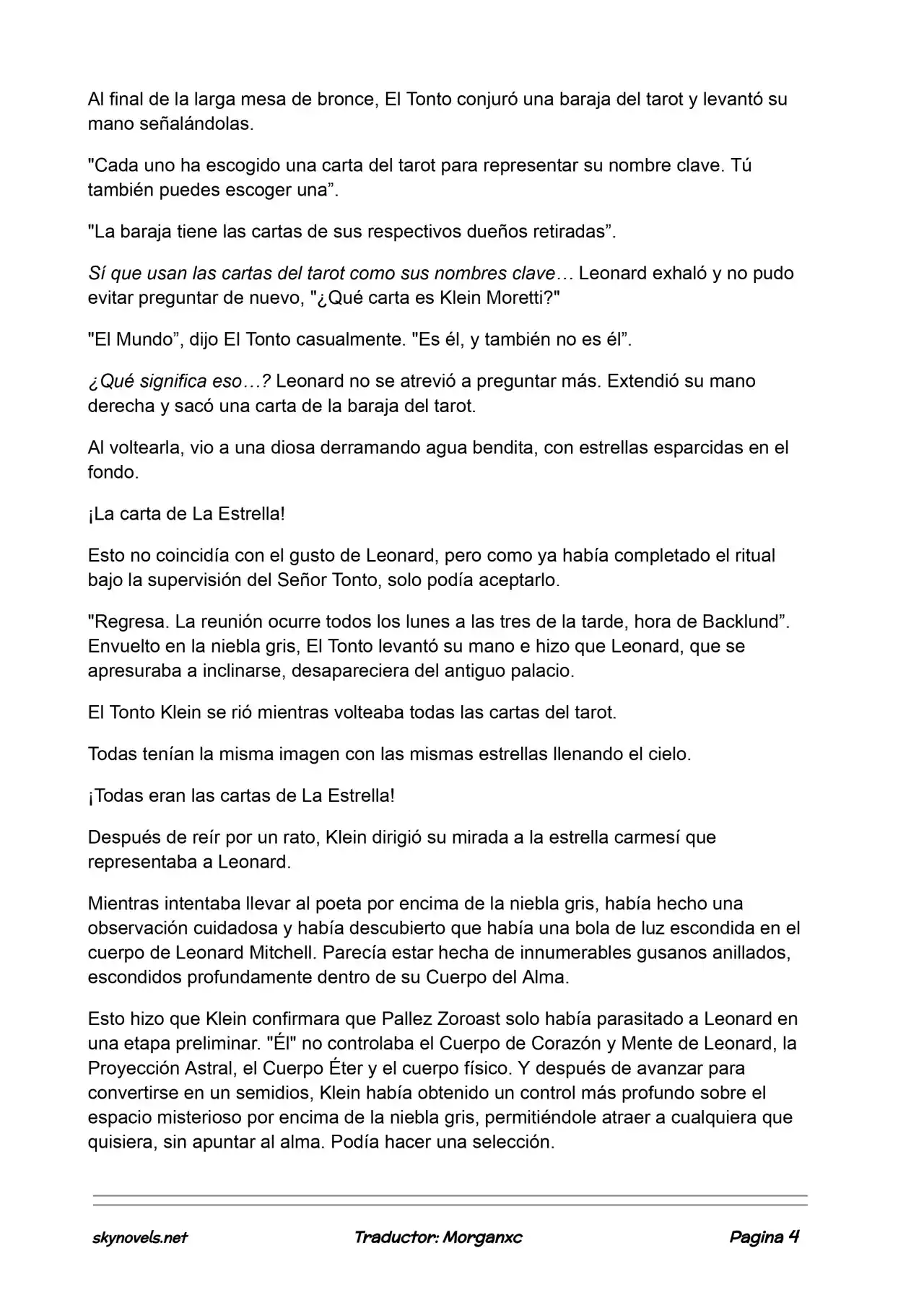 Lord Of The Mysteries (Novela) - Capítulo 951 - Página 4 - LectorTMOo