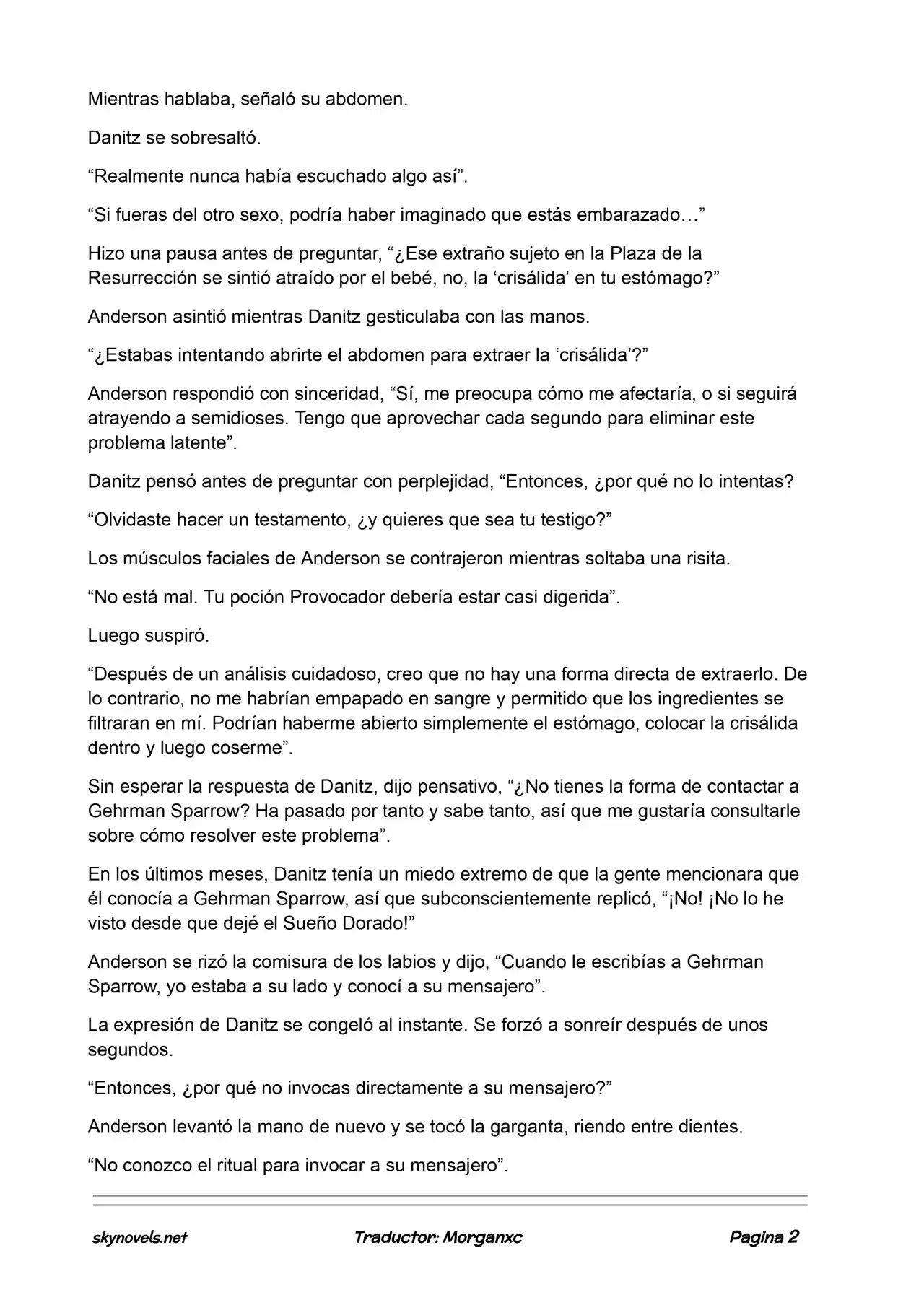 Lord Of The Mysteries (Novela) - Capítulo 952 - Página 2 - LectorTMOo