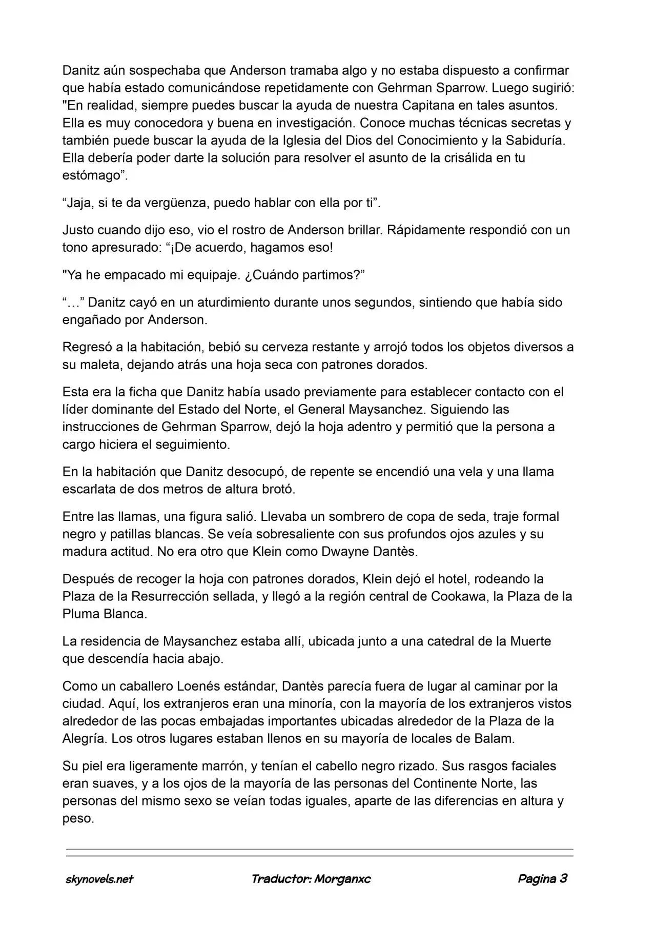Lord Of The Mysteries (Novela) - Capítulo 952 - Página 3 - LectorTMOo