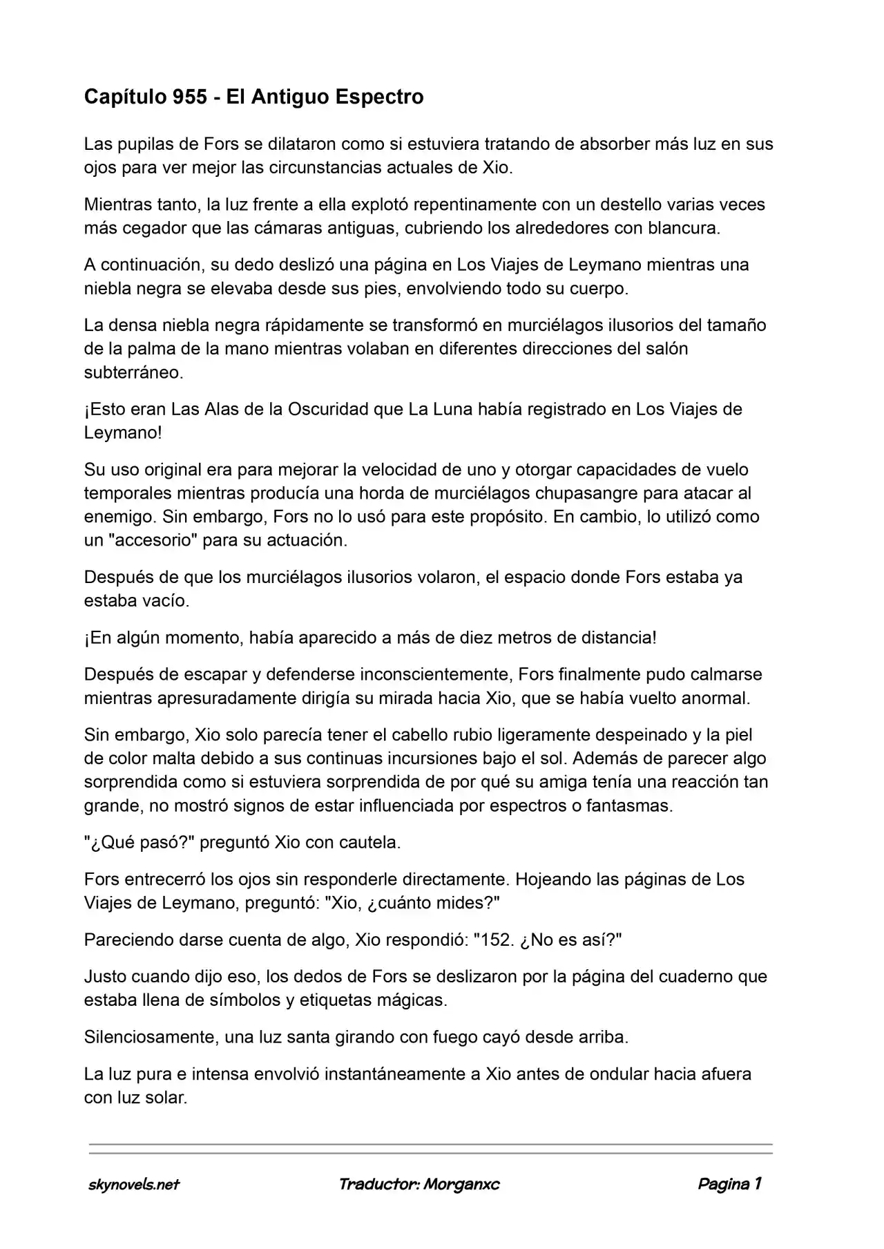 Lord Of The Mysteries (Novela) - Capítulo 955 - Página 1 - LectorTMOo