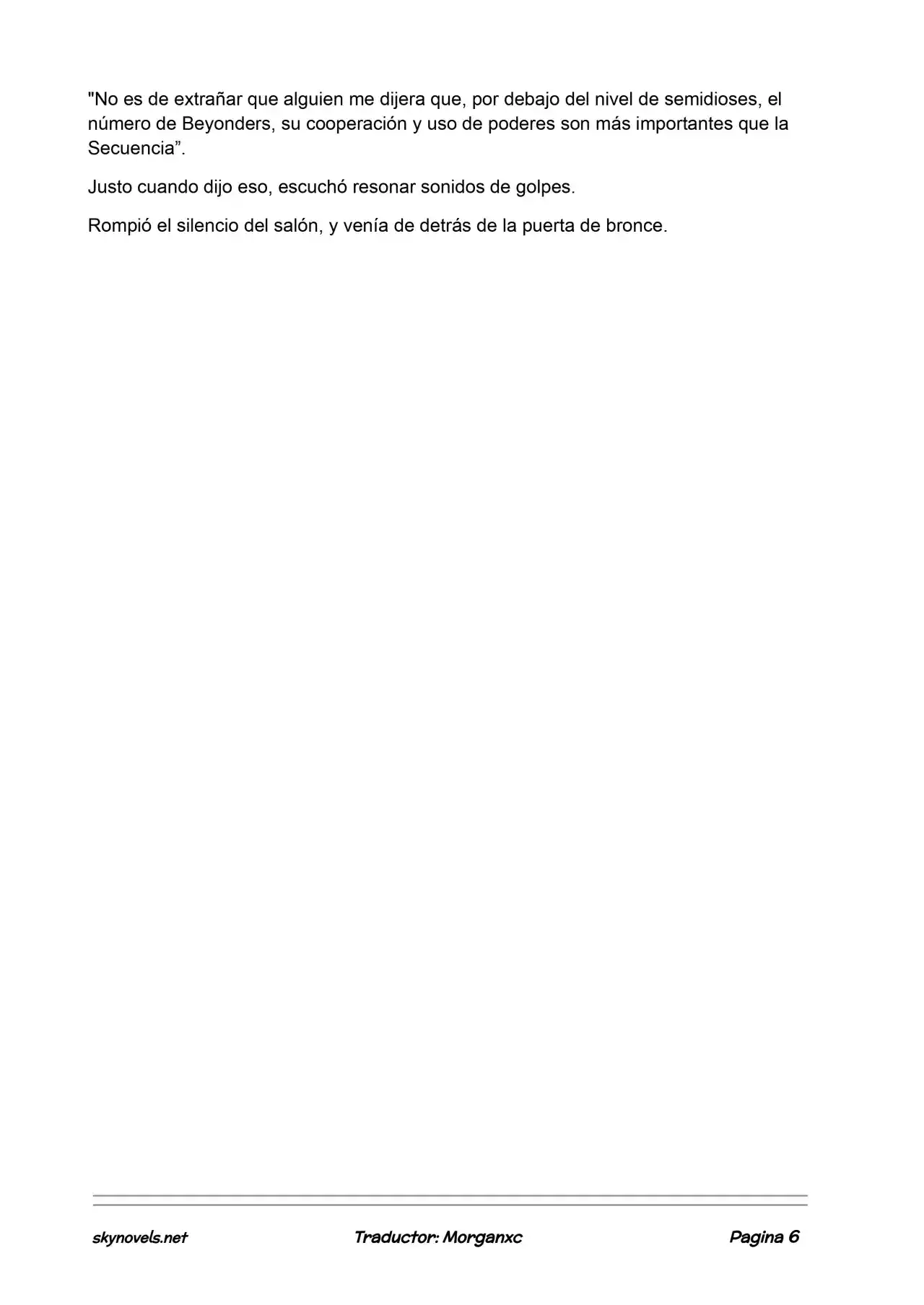 Lord Of The Mysteries (Novela) - Capítulo 955 - Página 6 - LectorTMOo