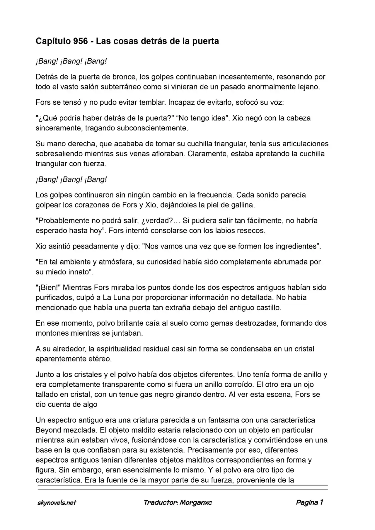 Lord Of The Mysteries (Novela) - Capítulo 956 - Página 1 - LectorTMOo