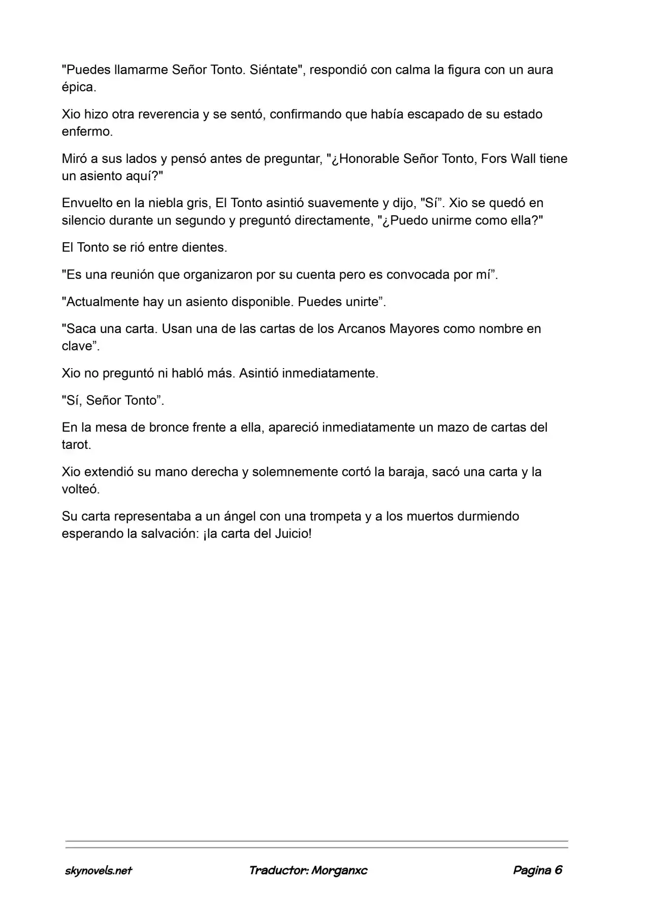 Lord Of The Mysteries (Novela) - Capítulo 956 - Página 6 - LectorTMOo