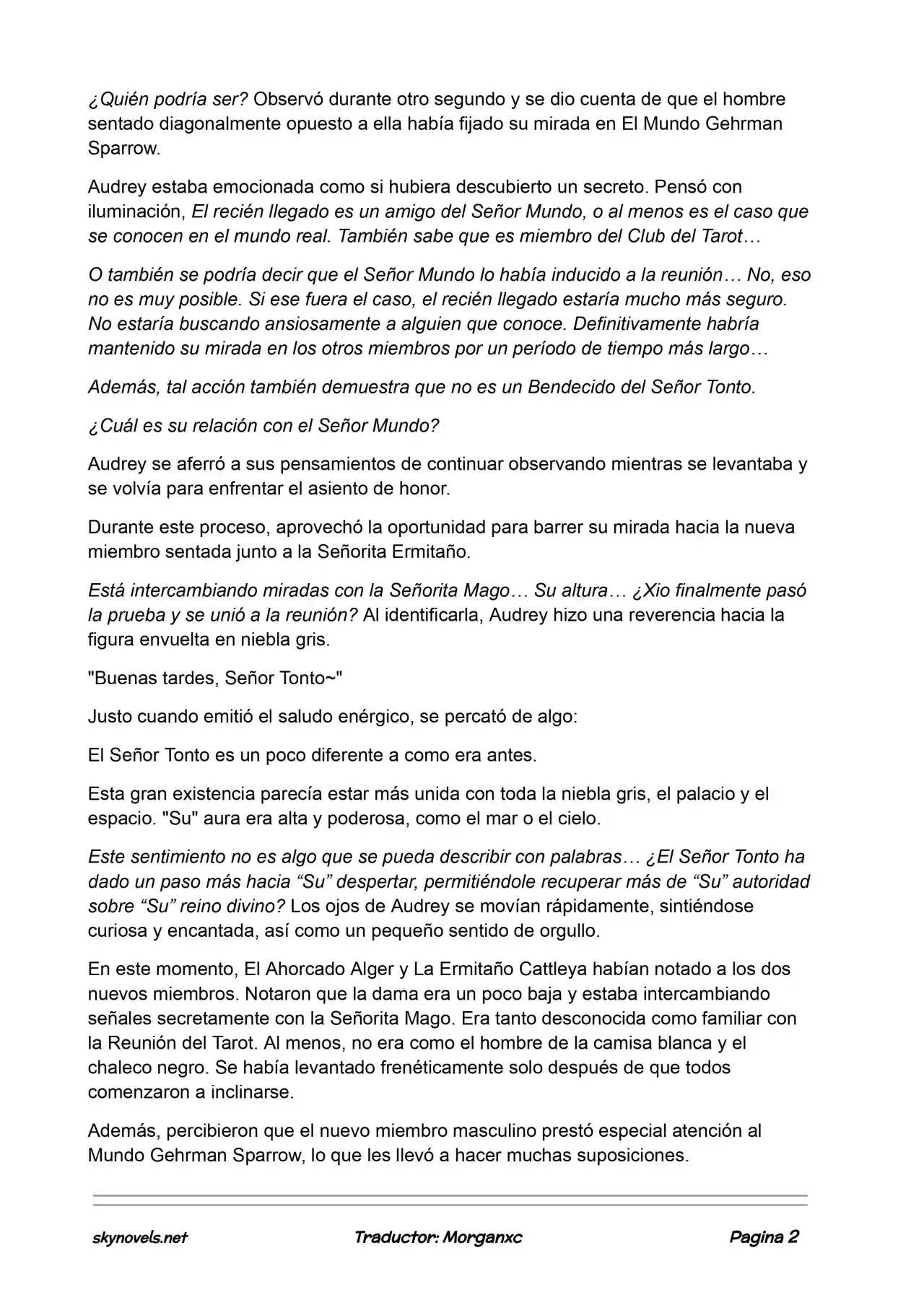 Lord Of The Mysteries (Novela) - Capítulo 958 - Página 2 - LectorTMOo