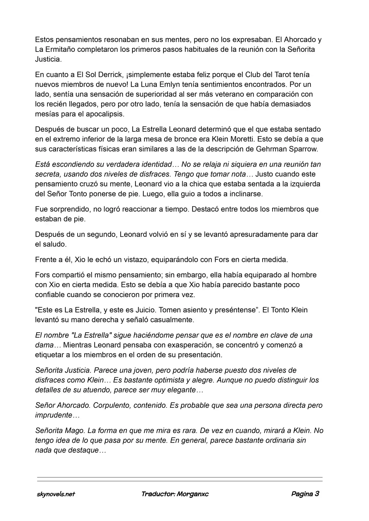 Lord Of The Mysteries (Novela) - Capítulo 958 - Página 3 - LectorTMOo