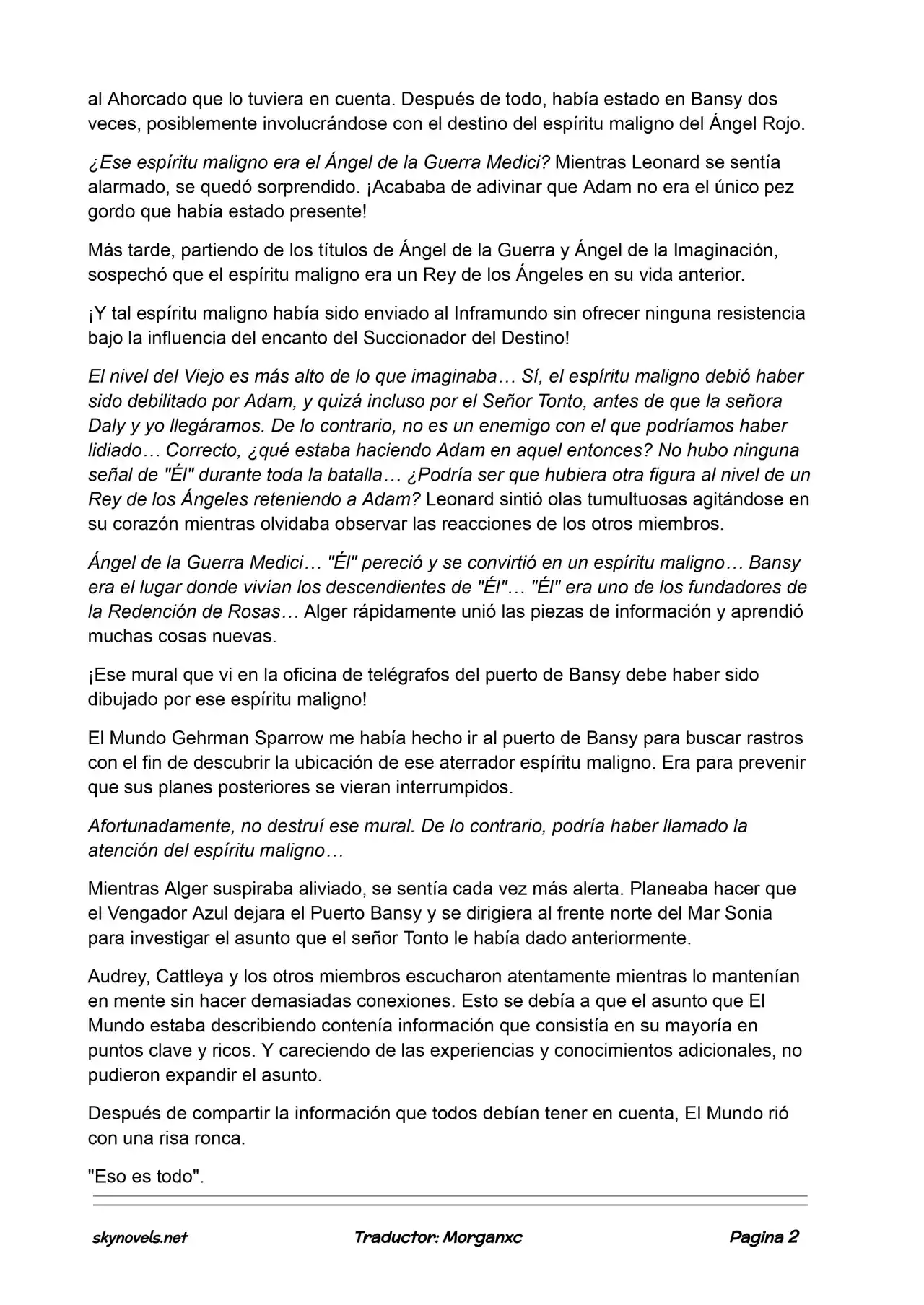 Lord Of The Mysteries (Novela) - Capítulo 963 - Página 2 - LectorTMOo